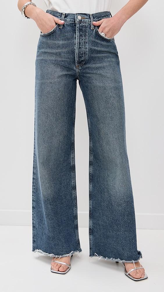 AGOLDE Dame Jeans: High Rise Wide Leg | Shopbop Product Image