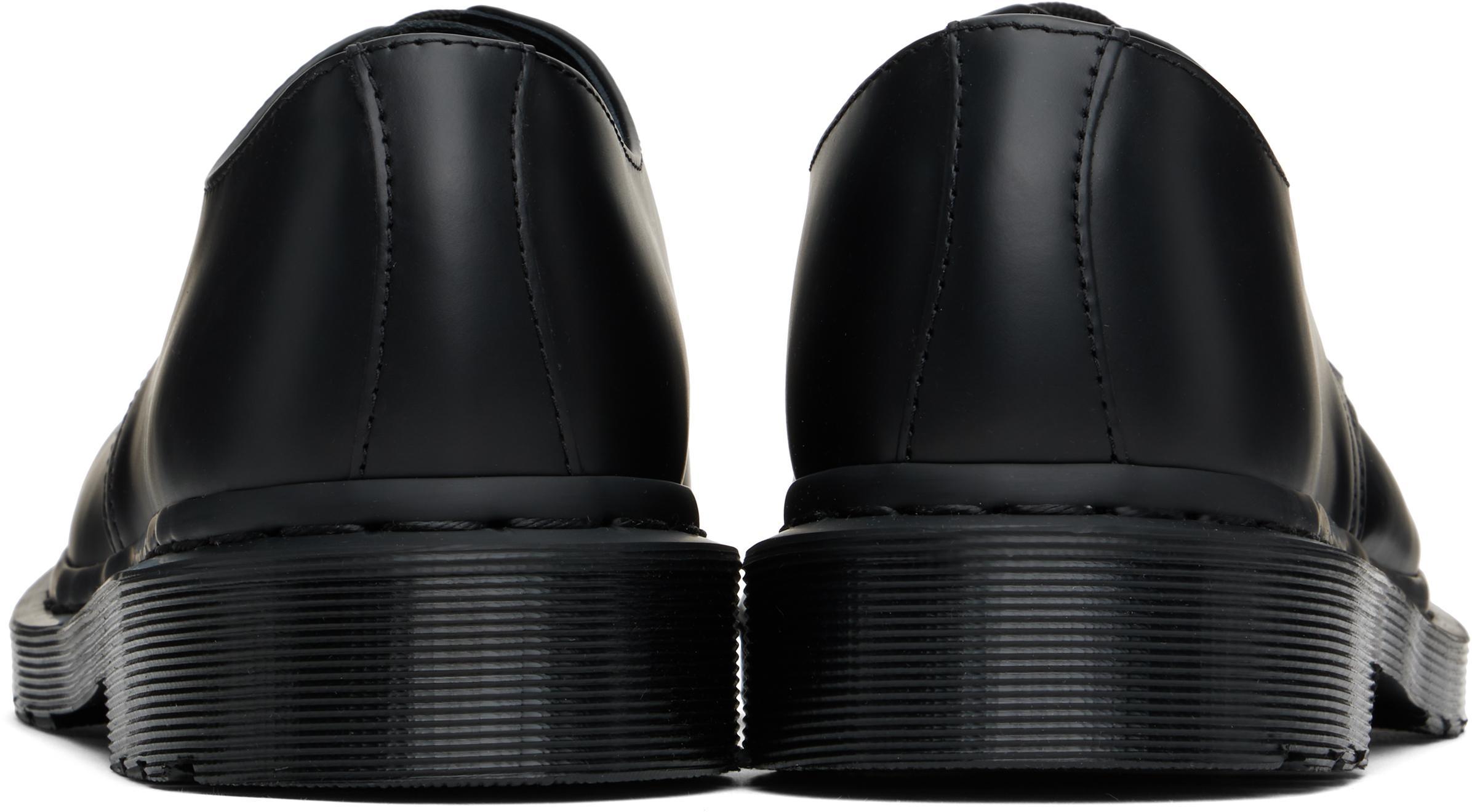 DR. MARTENS' Black 1461 Mono Smooth Leather Derbys In Black Smooth Product Image