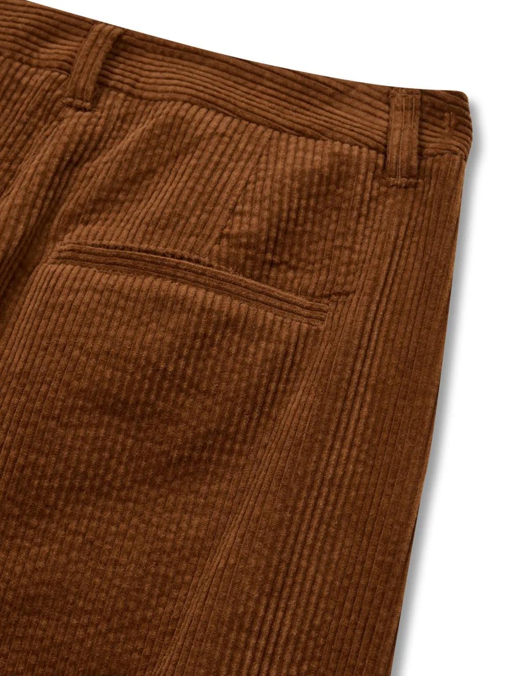corduroy wide-leg trousers Product Image