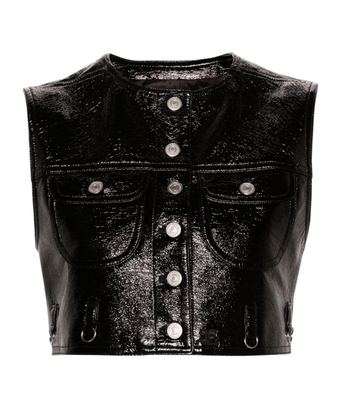 COURRÈGES Black Multiflex Vest In 9999 Black Product Image