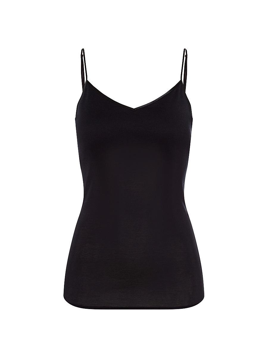 Hanro Cotton Seamless Padded Spaghetti Strap Cami Product Image