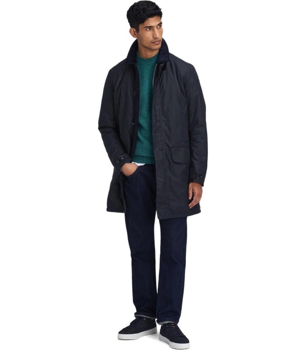 BARBOUR Mac Navy Blue Jacket Product Image