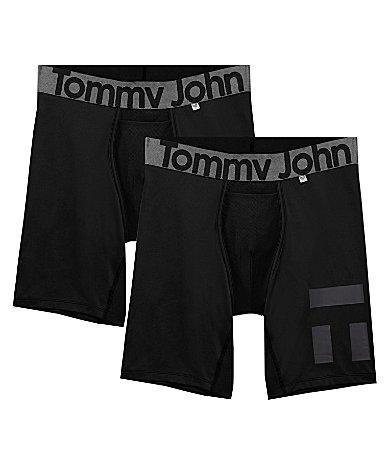 Tommy John 360 Sport Hammock Pouch 6 Boxer Brief 2-Pack (Turbulence/Dress Blues) Men's Underwear Product Image