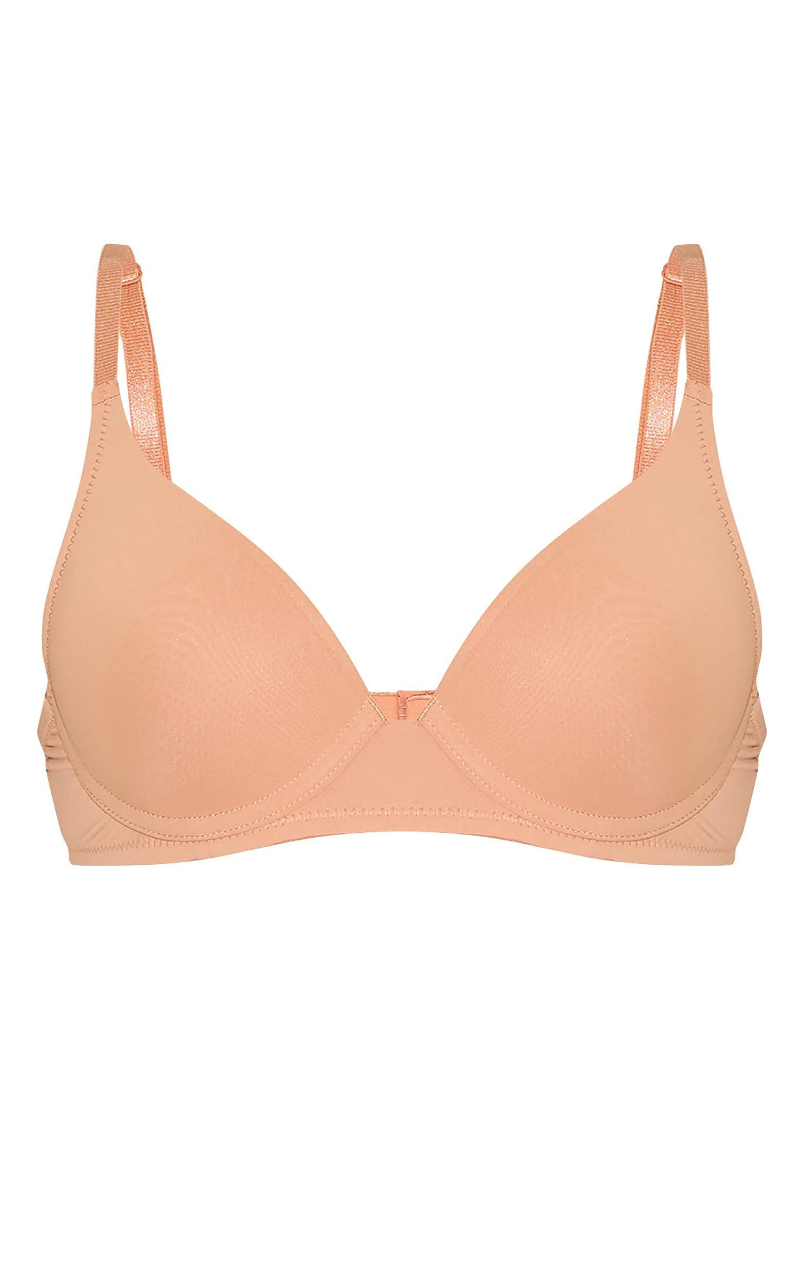 Dark Nude Scoop Cupped Underwired Bra Product Image
