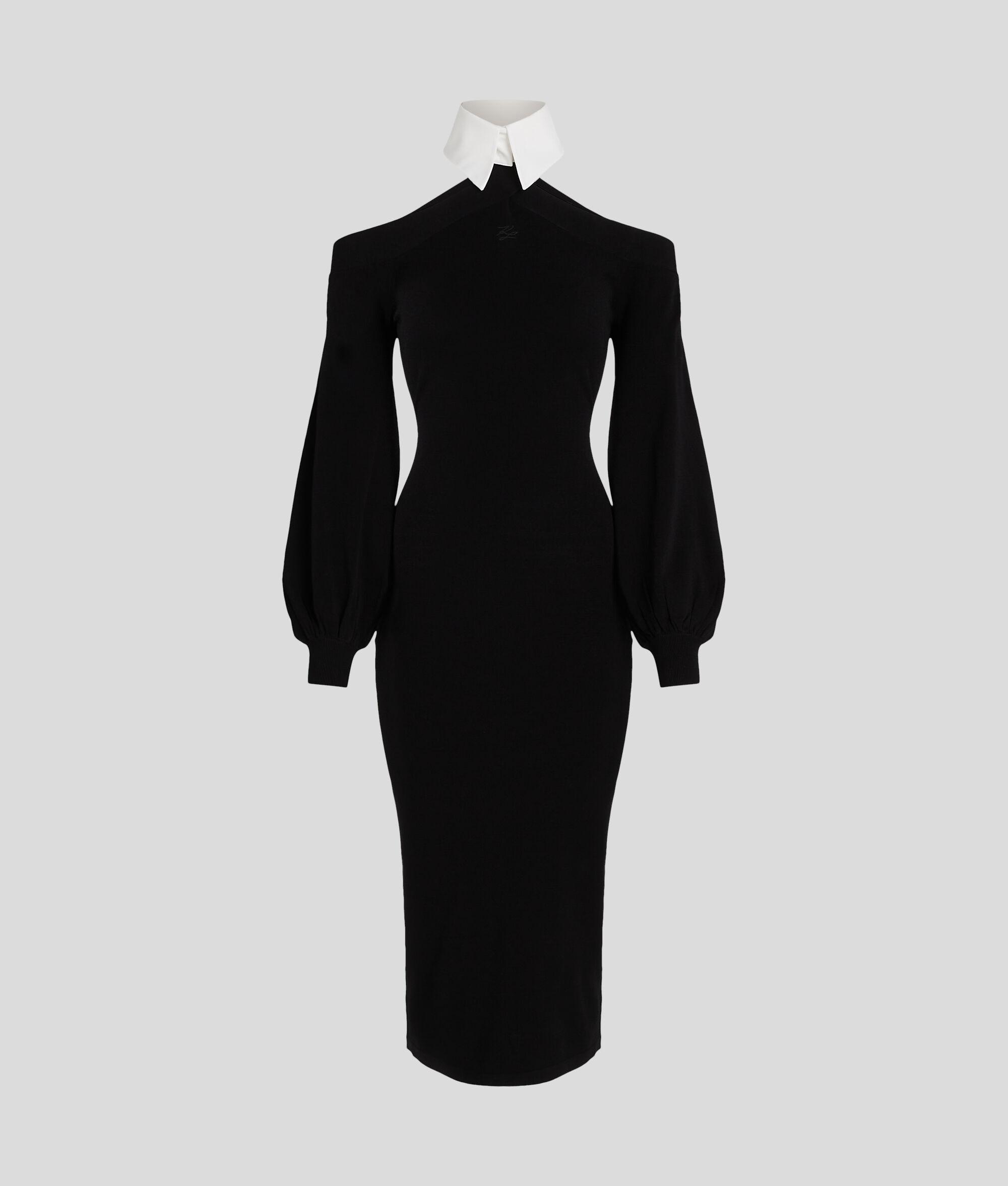 COLD-SHOULDER MIDI DRESS Product Image