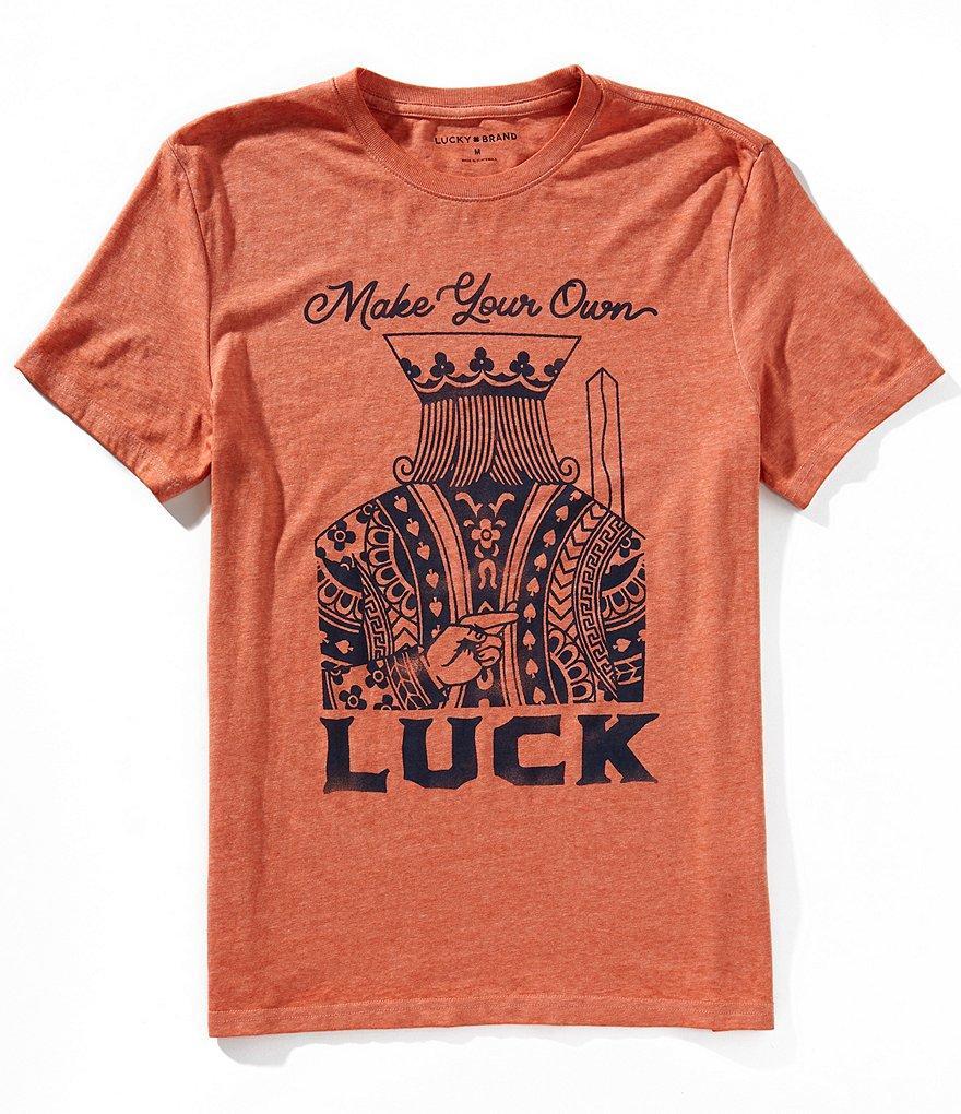 Lucky Brand Make Your Own Luck Short Sleeve T-Shirt Product Image