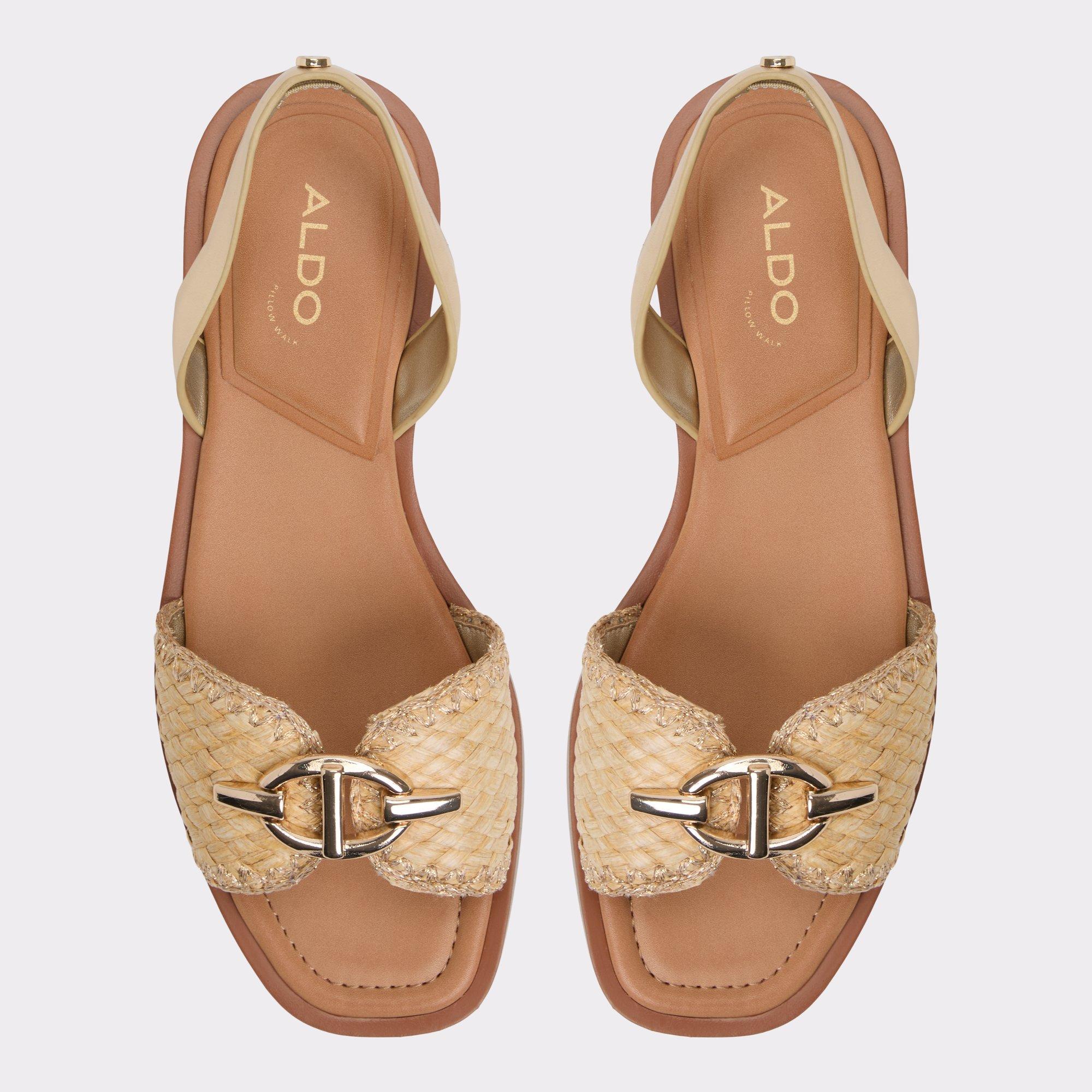 ALDO Goassi - Women's Iridescent Metallic Collection - Gold, Size 5 Product Image