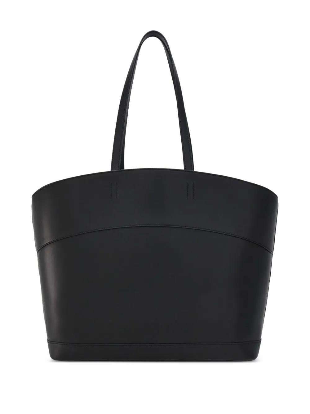 FERRAGAMO Charming Logo-print Tote Bag In Black Product Image