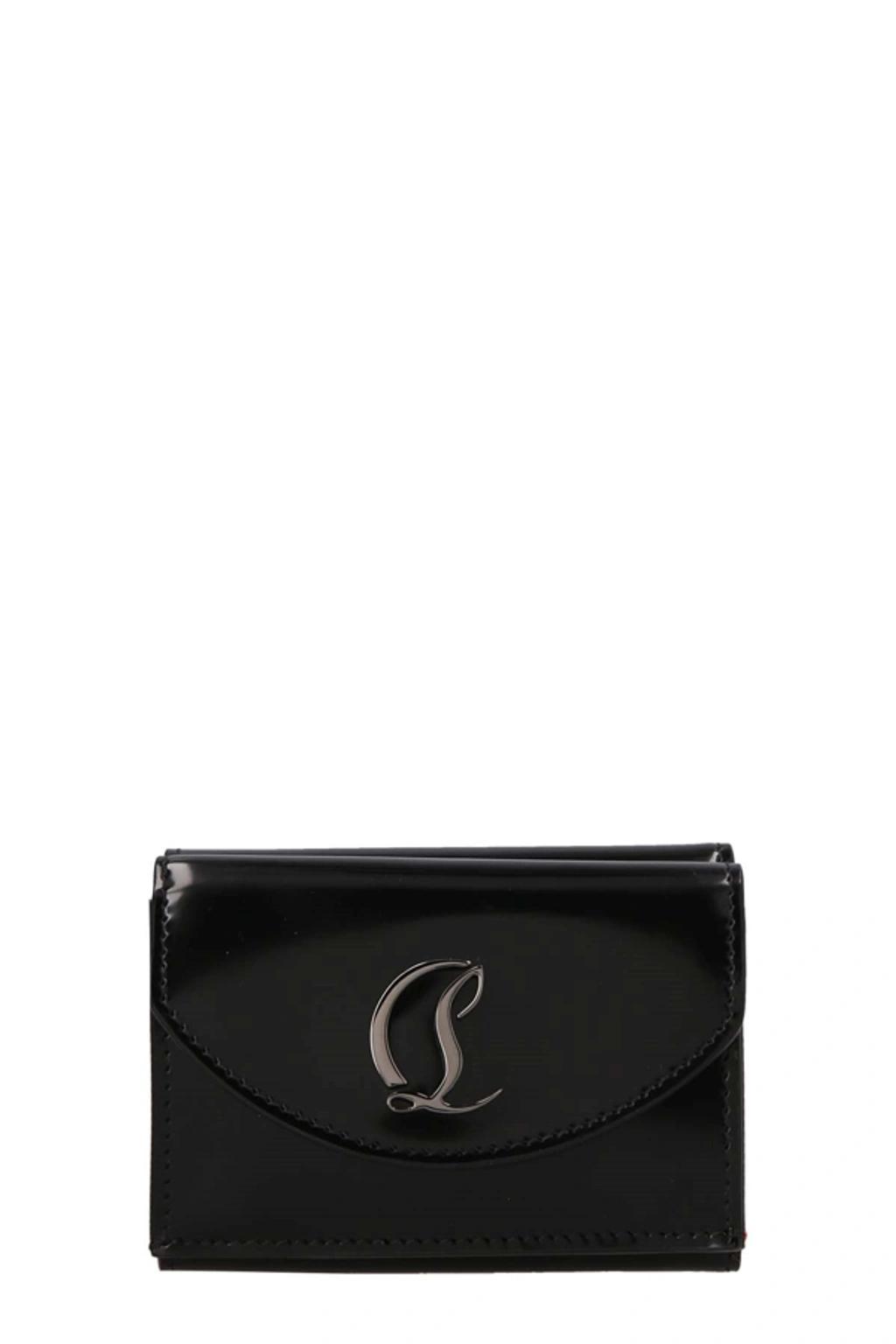 CHRISTIAN LOUBOUTIN Loubi54 Leather Wallet In Black Product Image