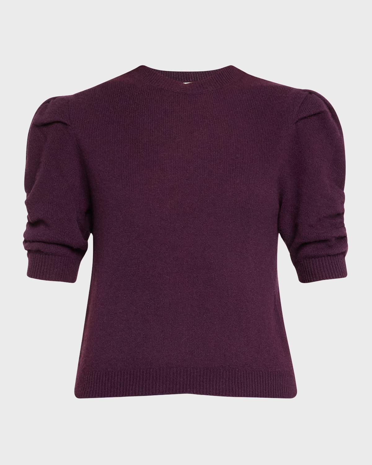 Ruched Cashmere Sweater Product Image