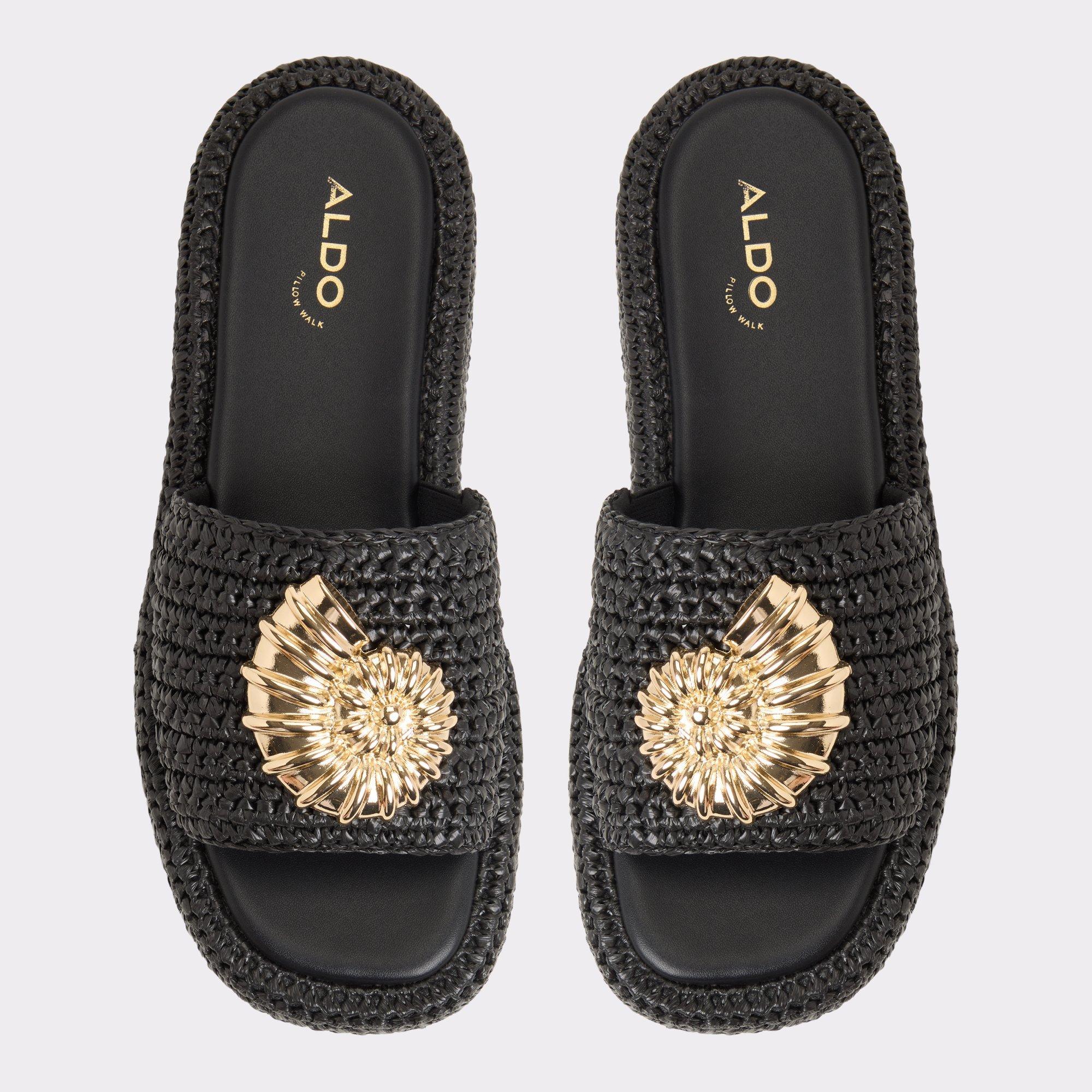 Justbeachy Black Women's Platform Sandals | ALDO US Product Image