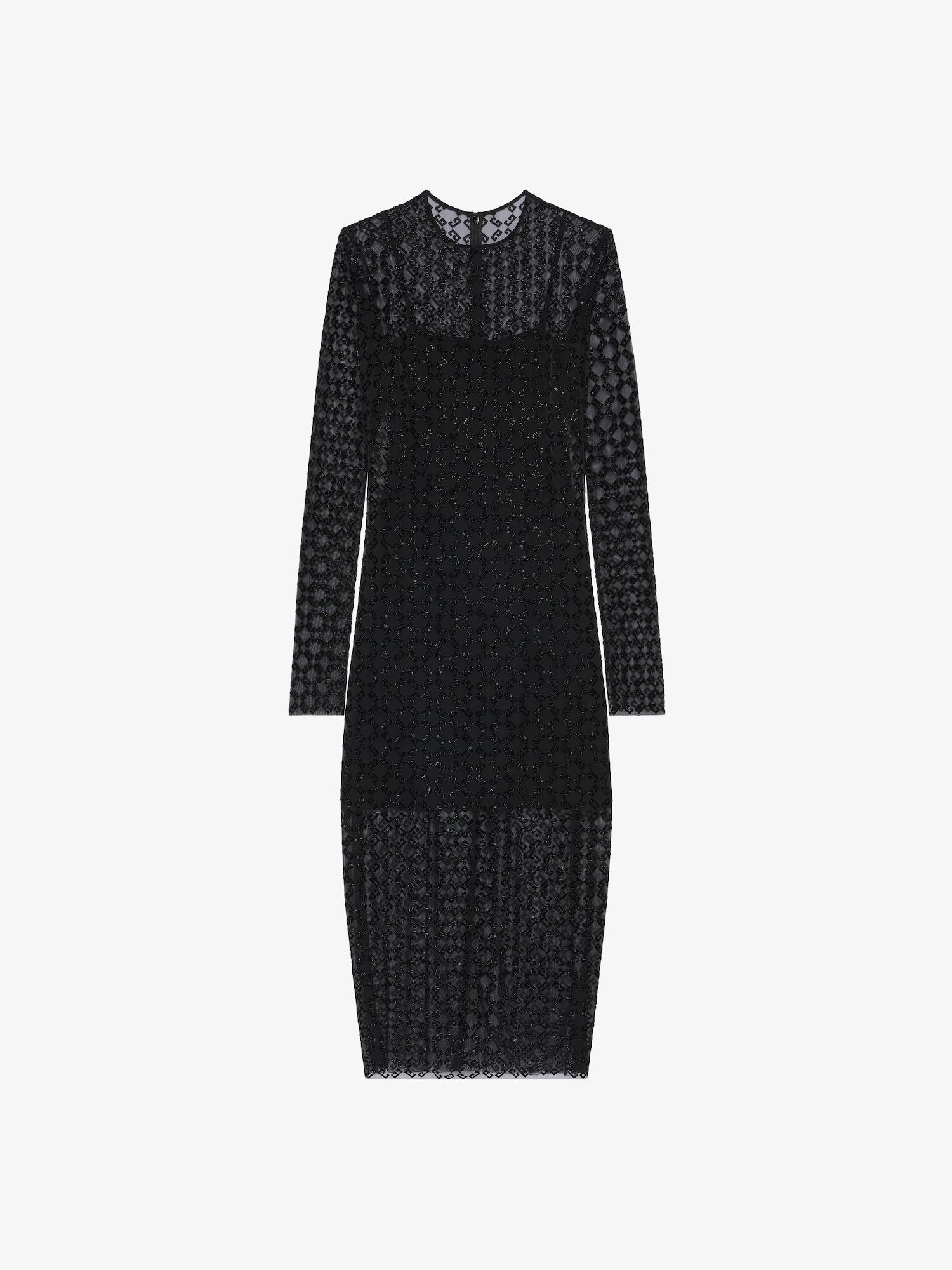 Dress in shiny monogram 72 tulle Product Image