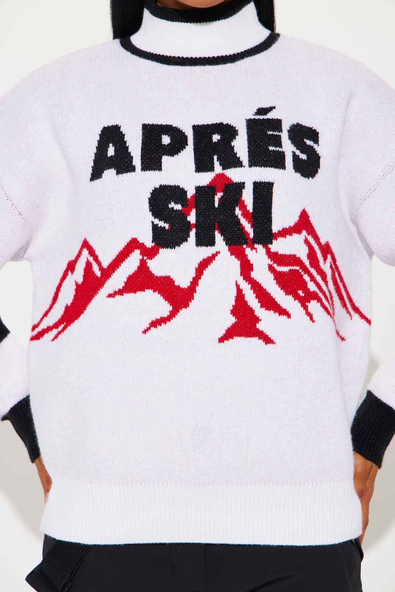 Après Ski Pullover Sweater - White/combo Product Image