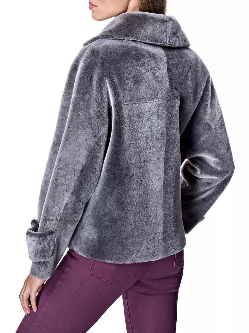 Dyed Shearling Lamb Reversible Jacket Product Image