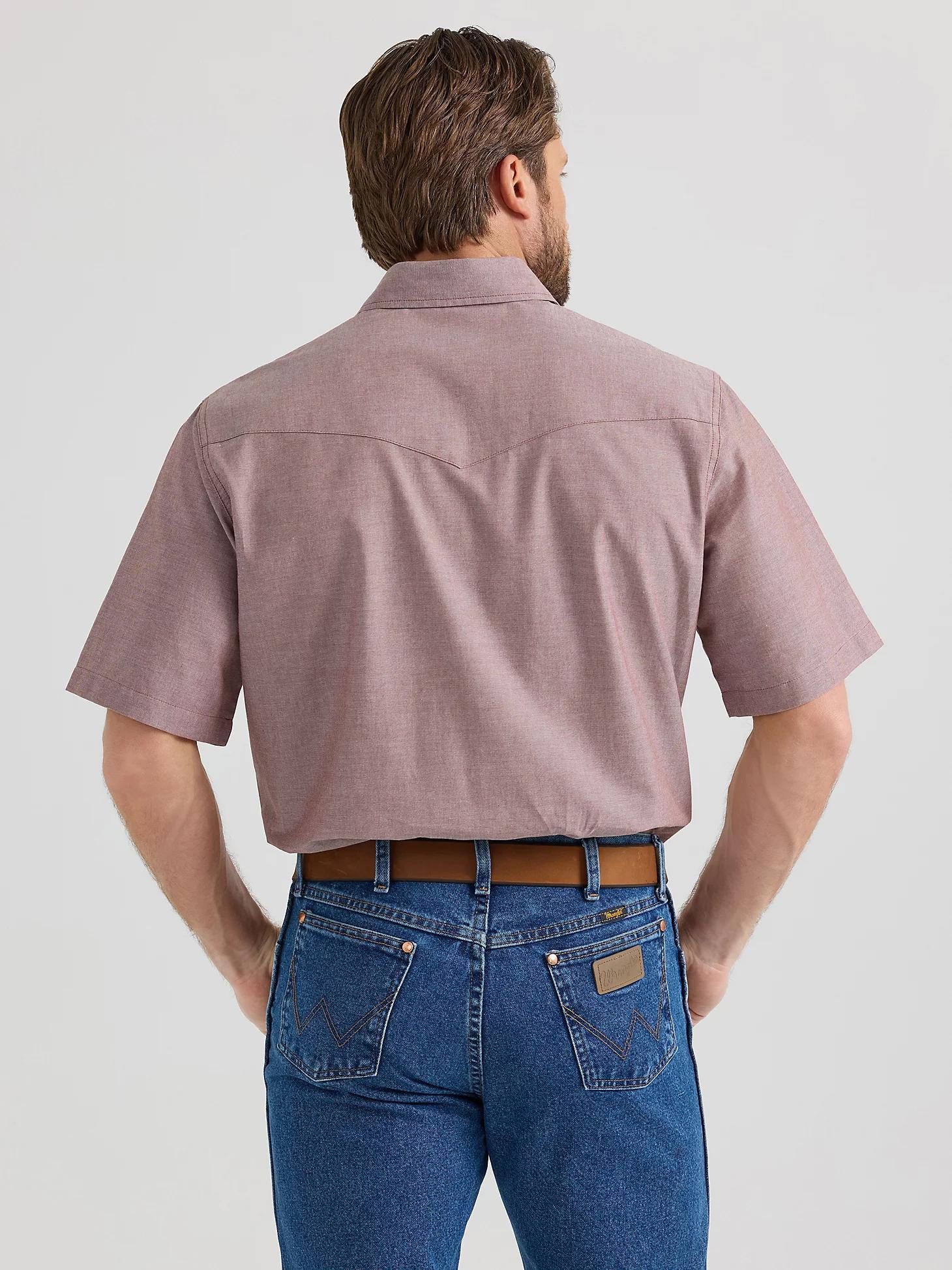 Cowboy Cut® Short Sleeve Classic Work Western Workshirt | Men's SHIRTS | Wrangler® Product Image