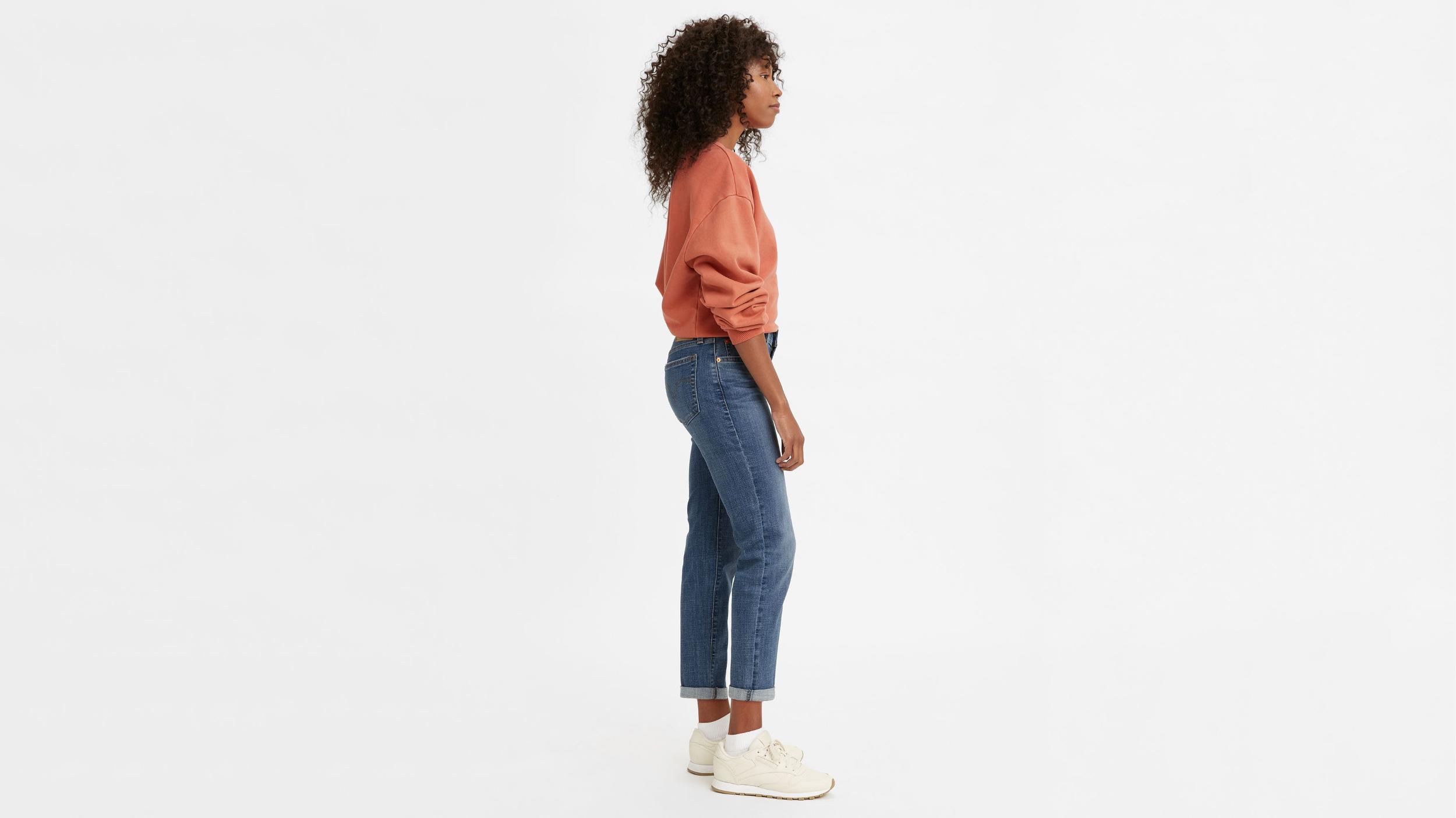 Boyfriend Mid Rise Women's Jeans Product Image