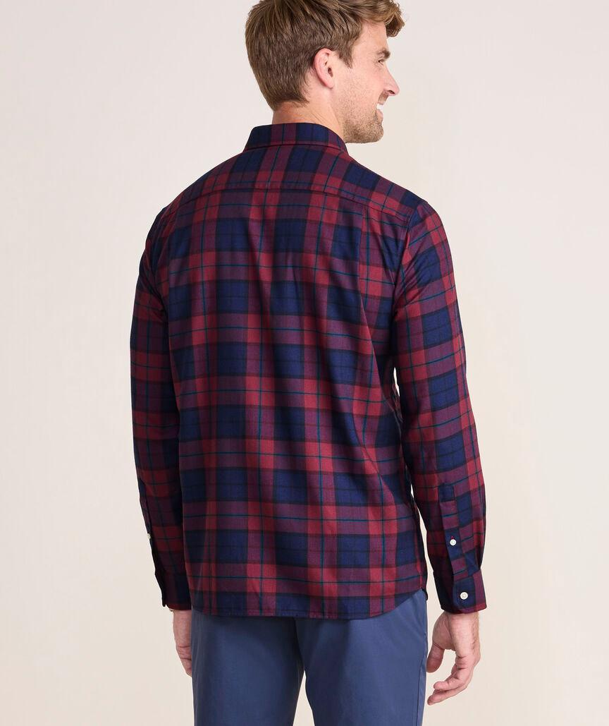 On-The-Go Brushed Twill Plaid Shirt Product Image