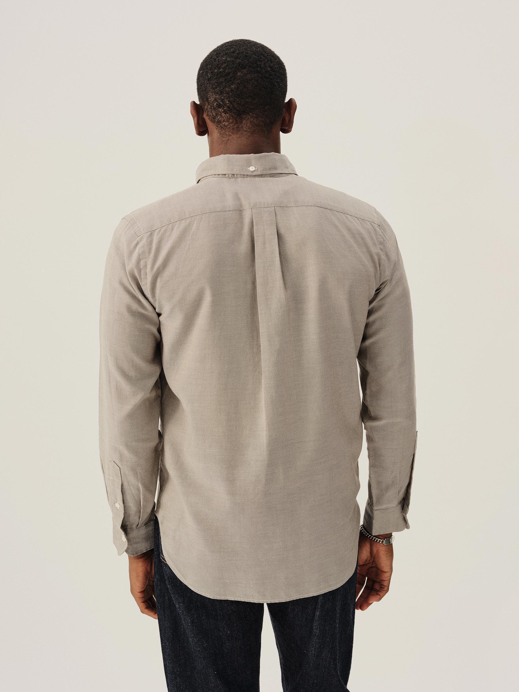 Field Olive End-On-End California Oxford One Pocket Shirt Product Image