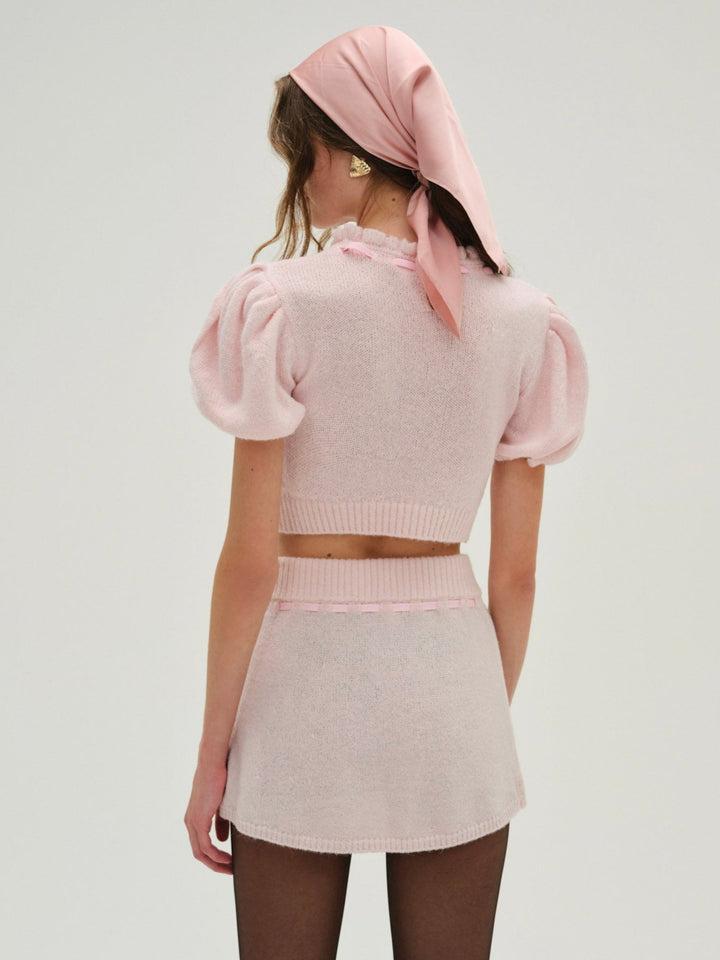 Beverly Mini Skirt — Pink Product Image