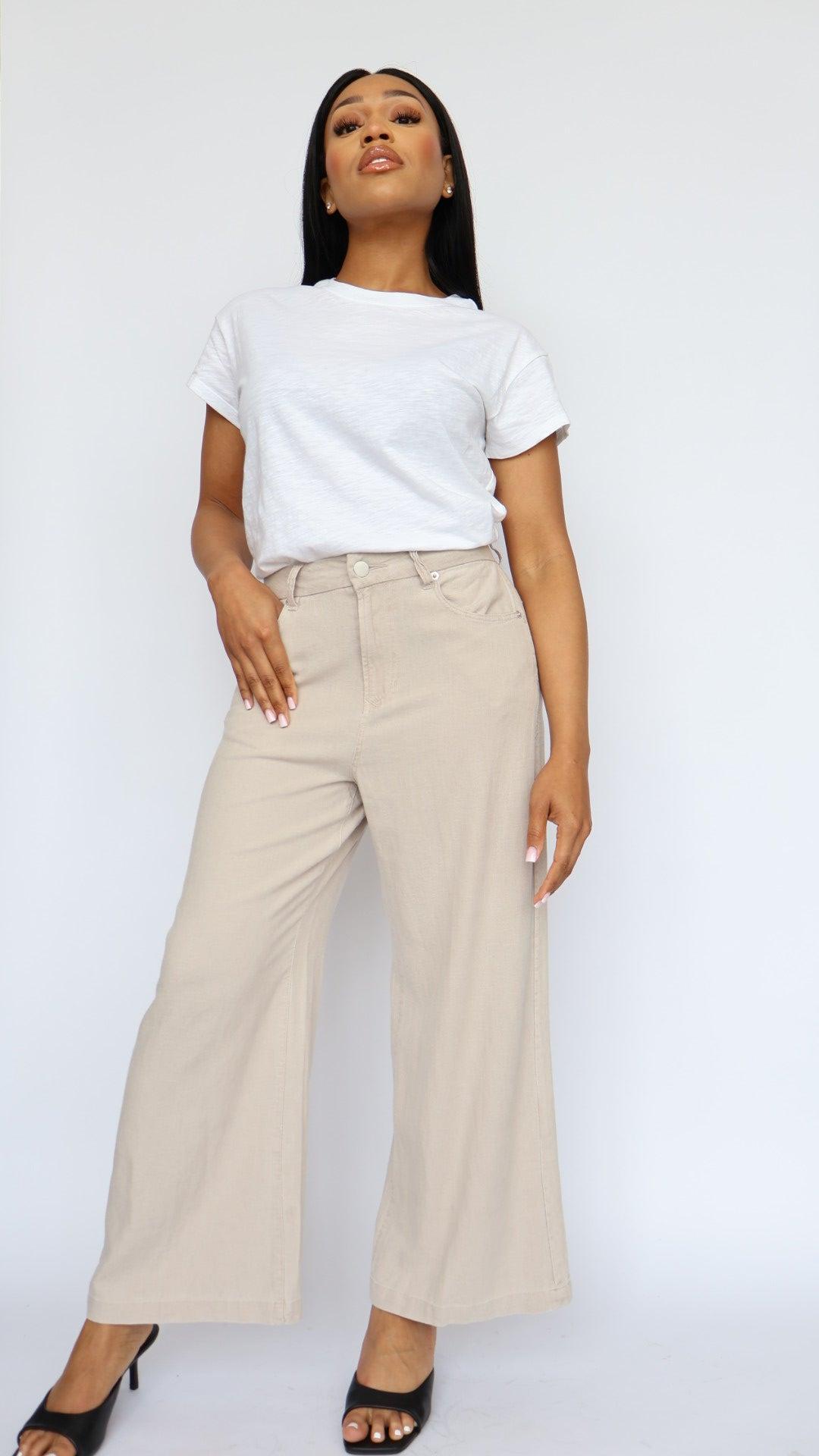 Audrey Stone Linen Pant Product Image