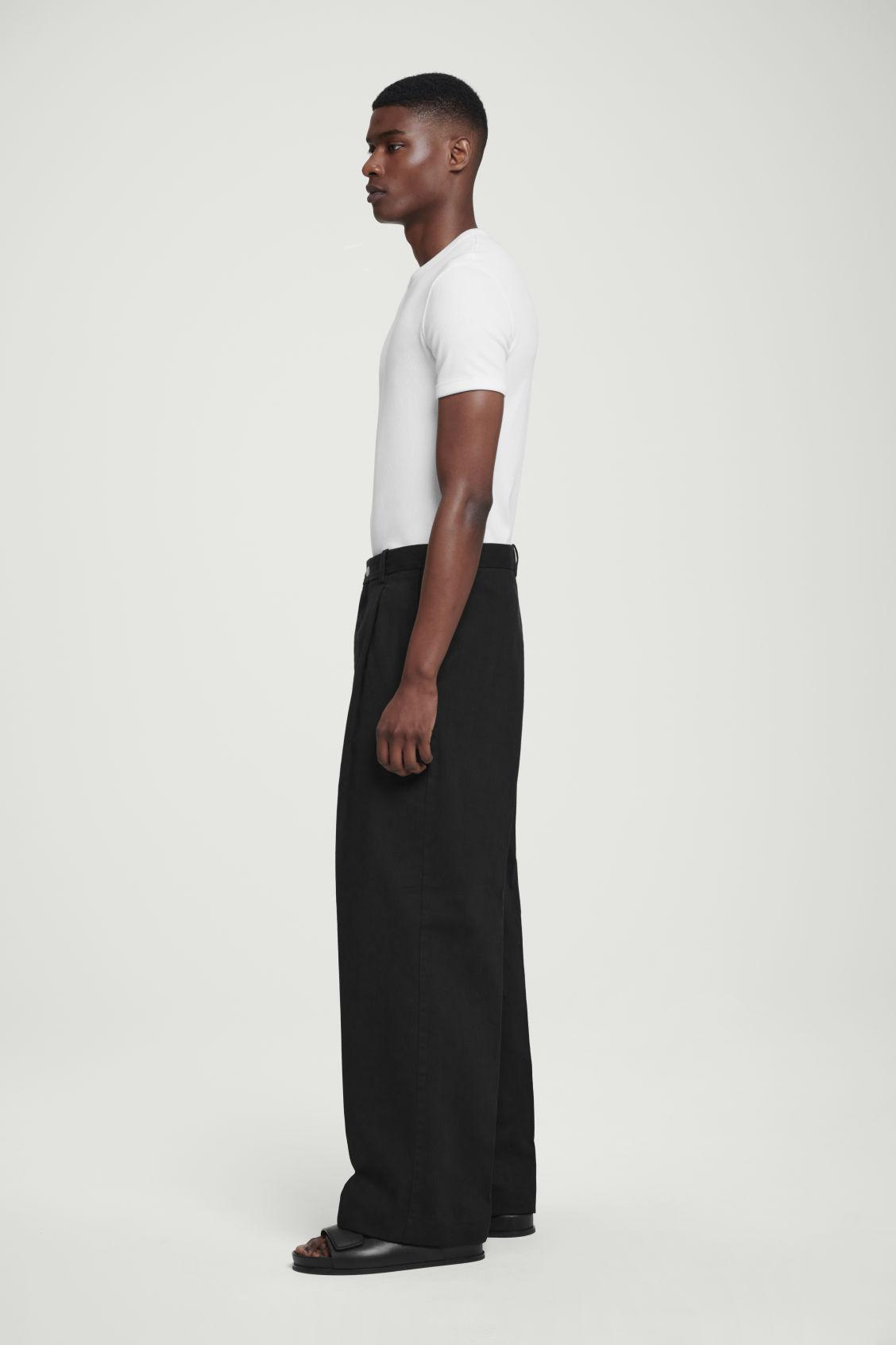 SLIM RIBBED COTTON T-SHIRT Product Image