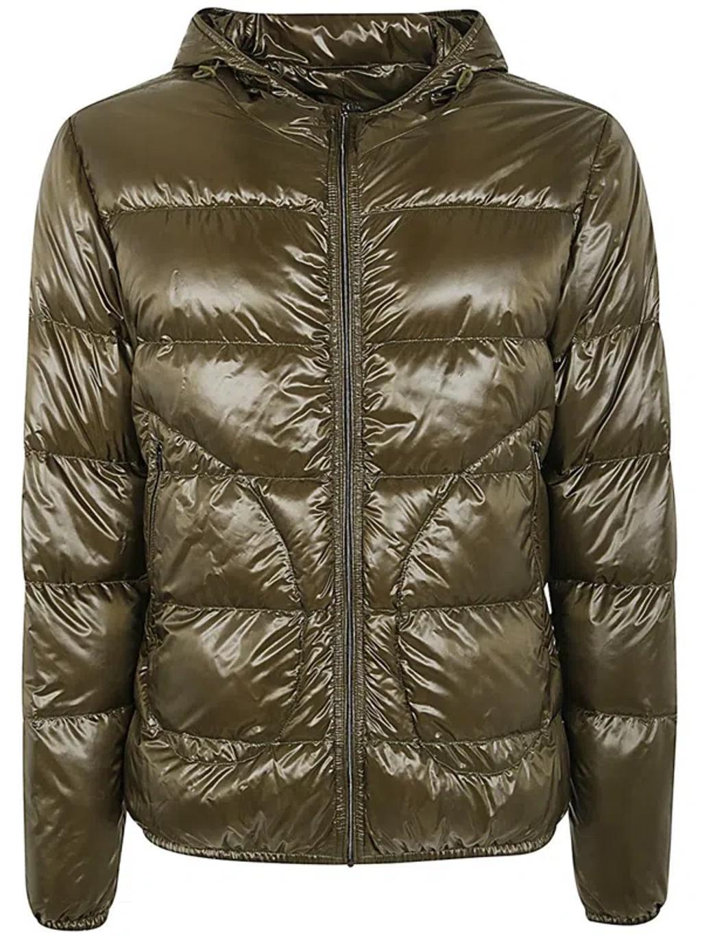 HERNO Man Padded Jacket Clothing In Green Product Image