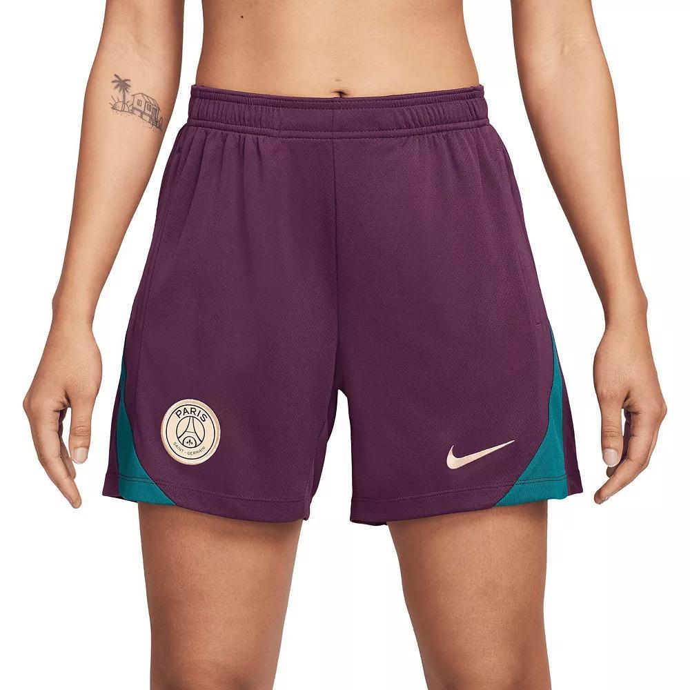 Women's Nike Burgundy Paris Saint-Germain 2024/25 Strike Performance Shorts, Size: XL, Psg Med Re Product Image