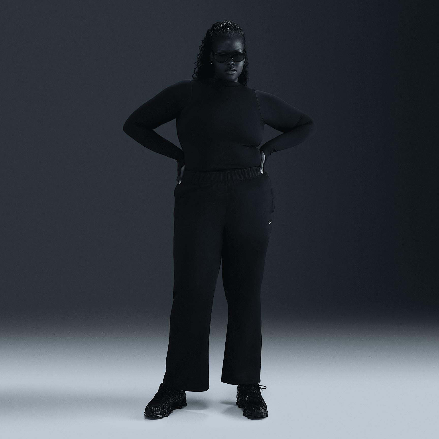 Nike Sportswear Windrunner Women's Mid-Rise Slim Knit Pants (Plus Size) Product Image