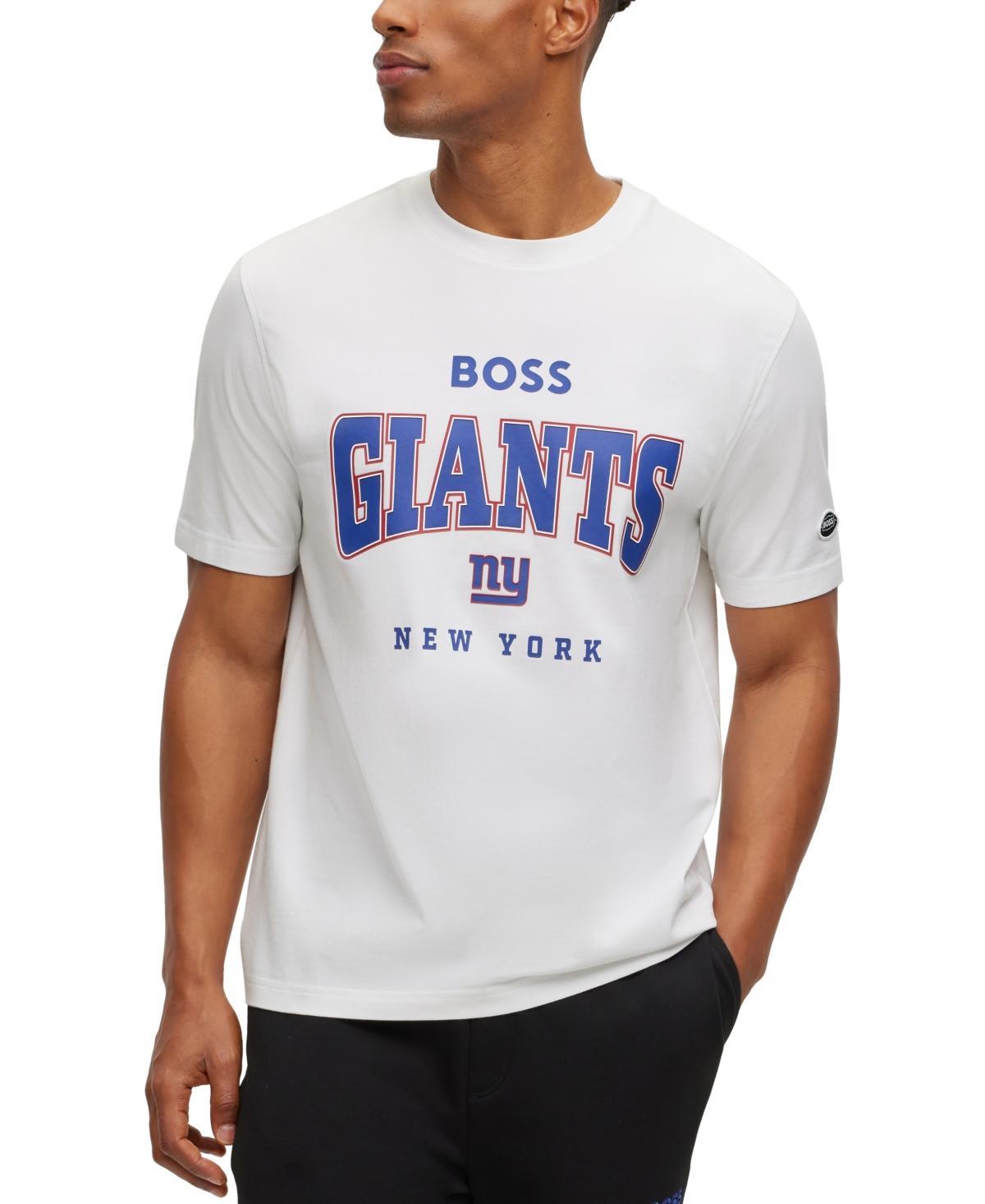 Men's BOSS X NFL  White Los Angeles Rams Huddle T-Shirt, Size: Medium Product Image
