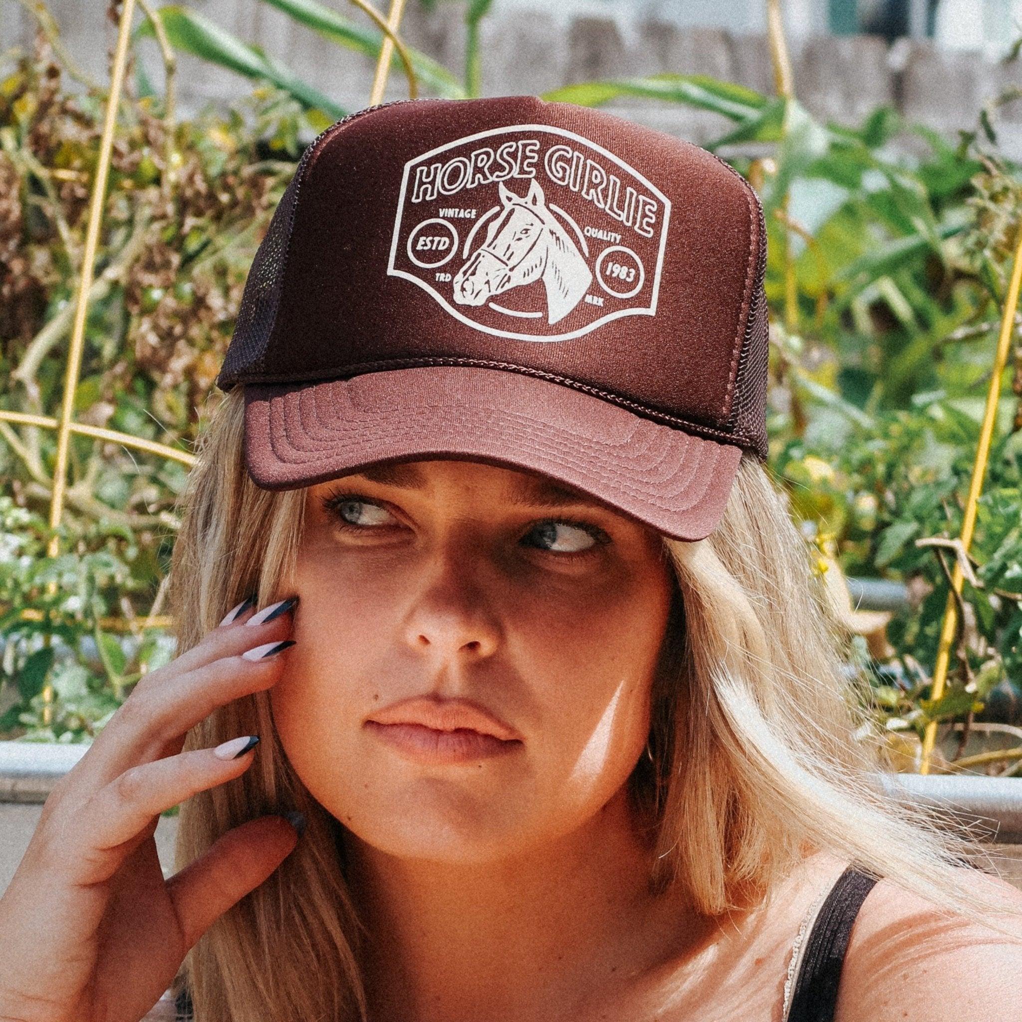 Horse Girlie Trucker Hat Product Image