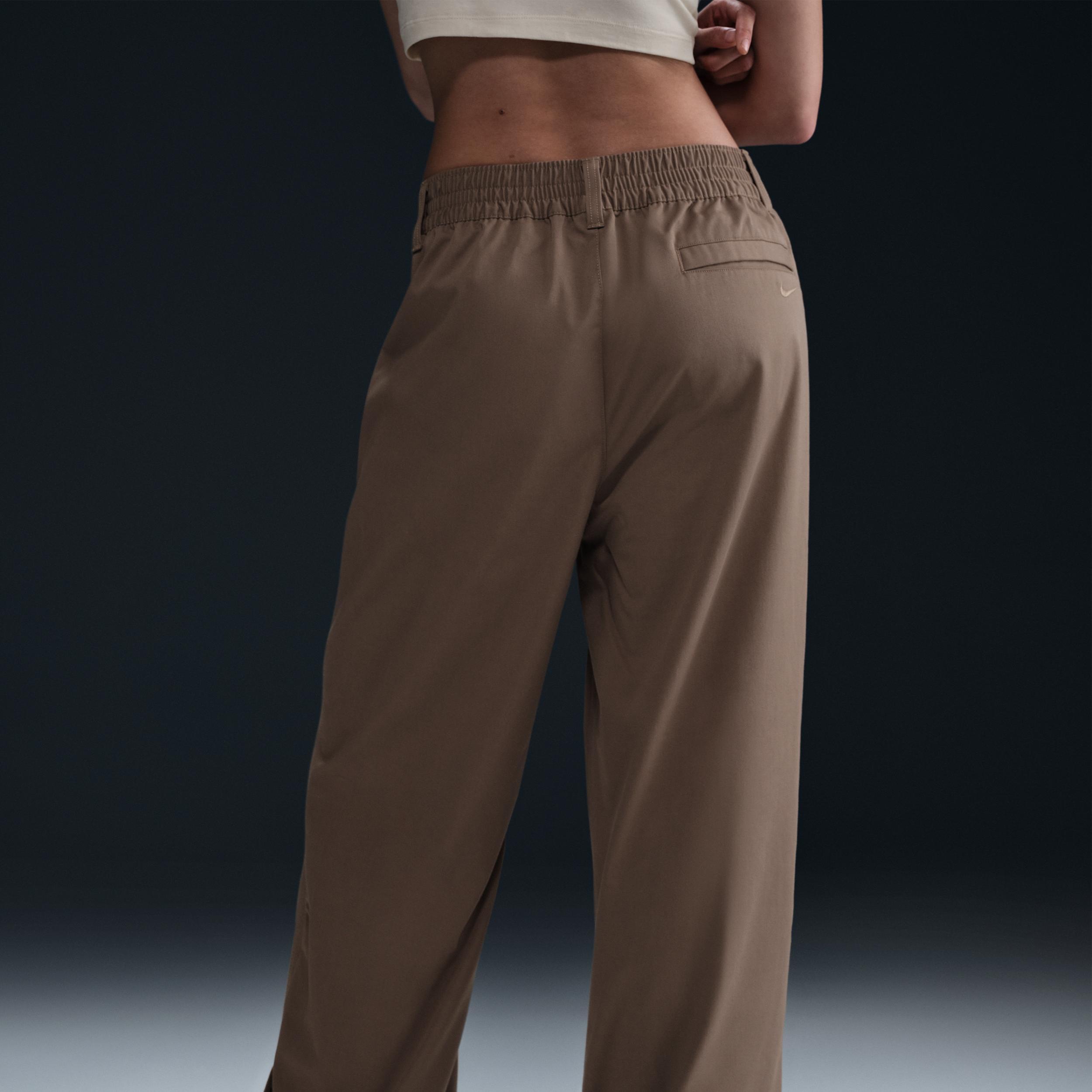 Women's Nike Sportswear Collection Mid-Rise Twill Trousers Product Image