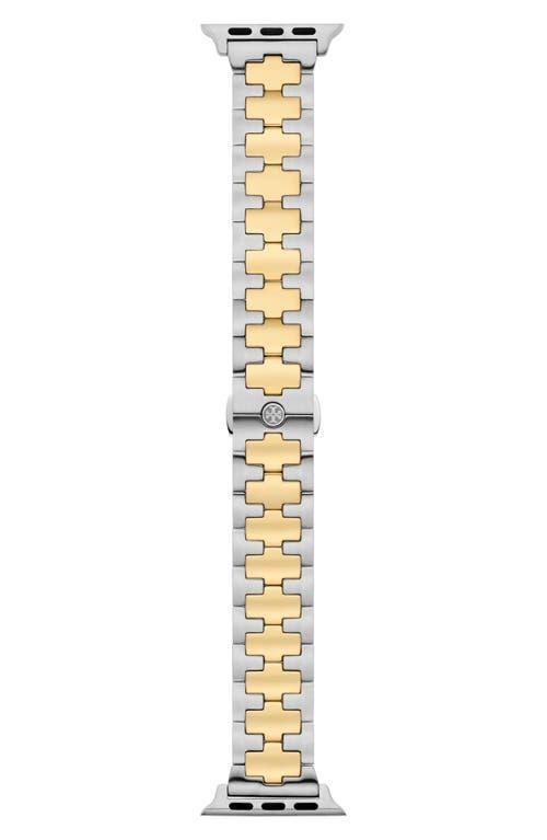 Tory Burch Apple Watch Reva Two Tone Stainless Steel Bracelet, 38mm/40mm Product Image
