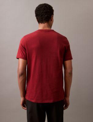 Calvin Klein Men's Liquid Touch Crewneck T-Shirt - Pink - XXL Product Image