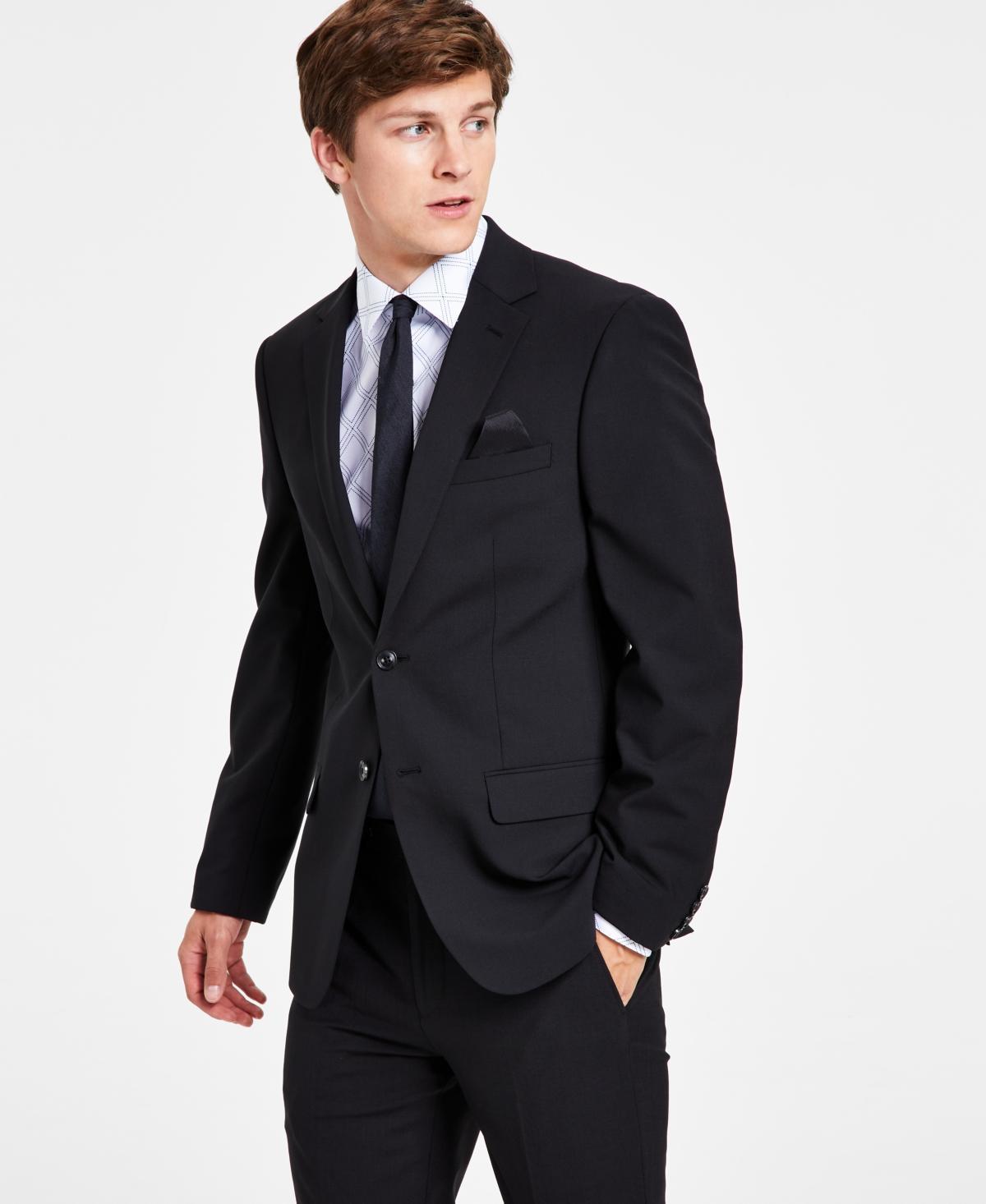 Bar Iii Mens Skinny Fit Wrinkle-Resistant Wool-Blend Suit Separate Jacket, Created for Macys Product Image
