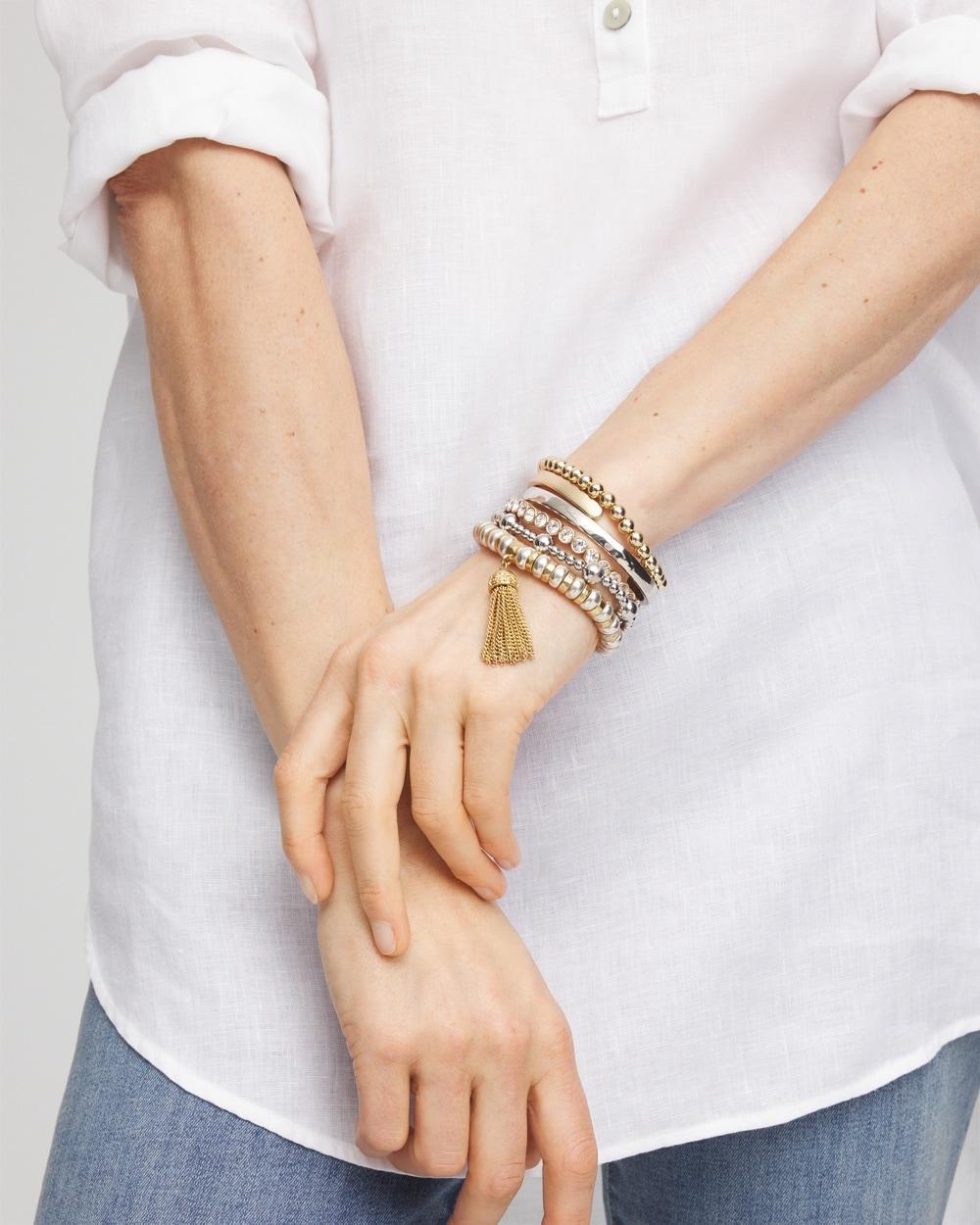 Mixed Metal Cuff Bracelet Product Image