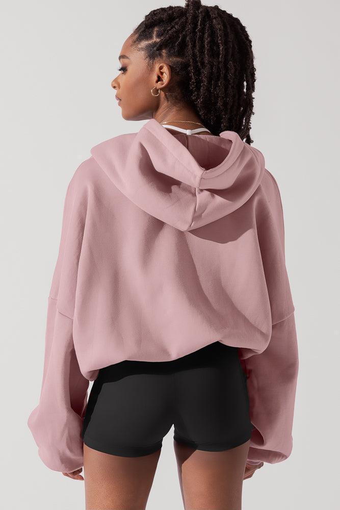 Zip Cloud Hoodie - White Product Image