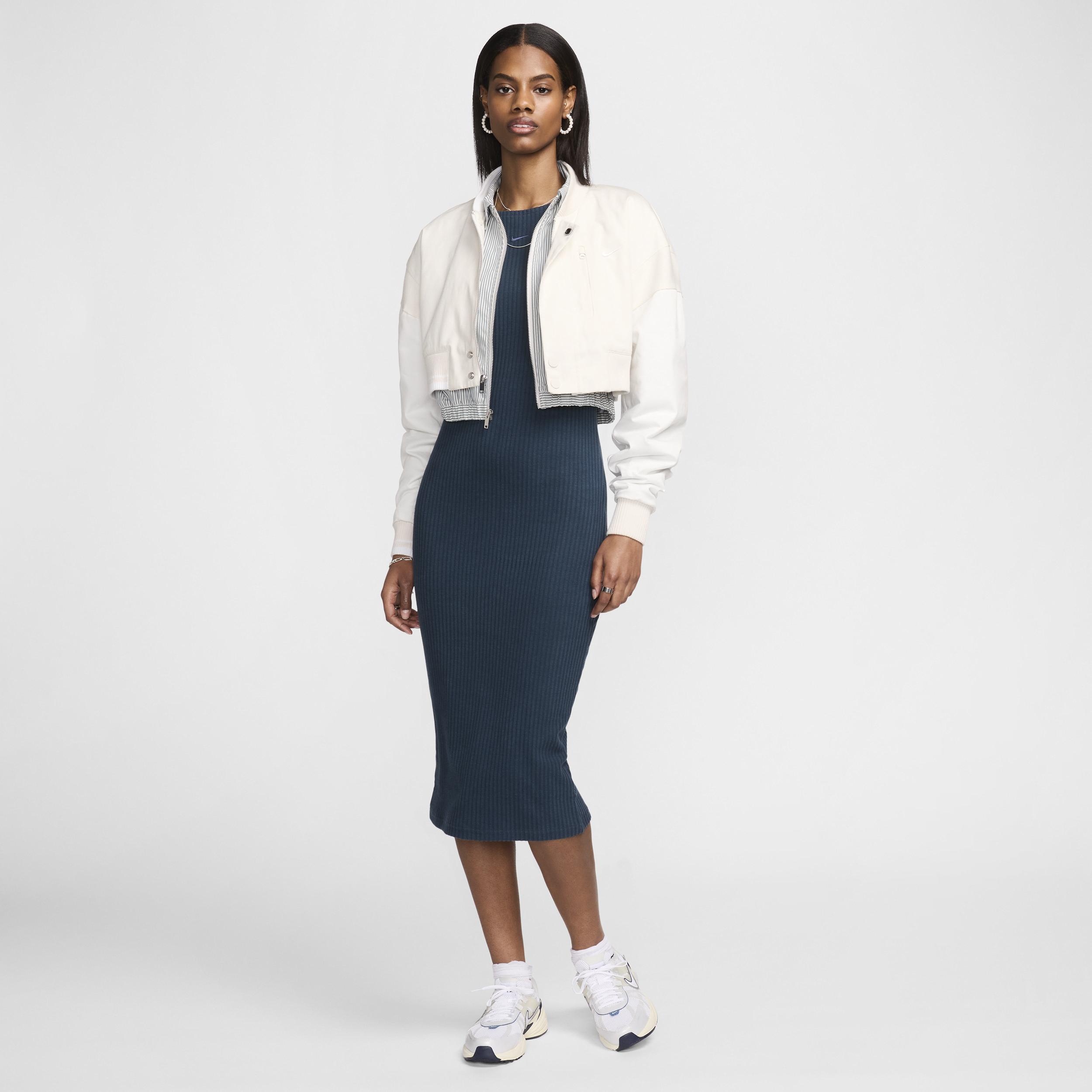 Women's Nike Sportswear Chill Rib Slim Sleeveless Midi Dress Product Image