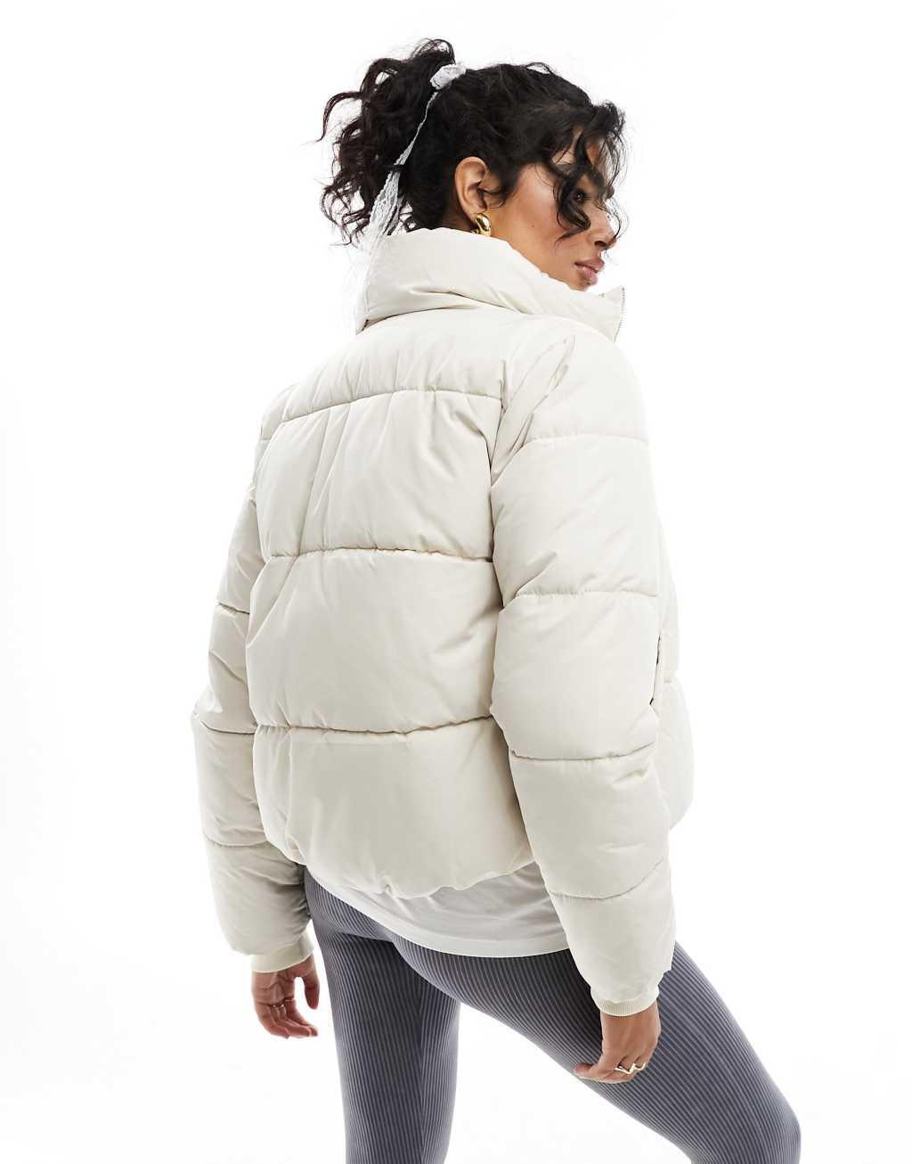 JDY padded jacket in cream Product Image