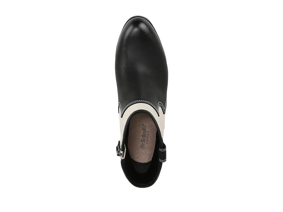Dr. Scholl's Lasso Women's Western Ankle Boots, Size: 6, Black Off White Product Image