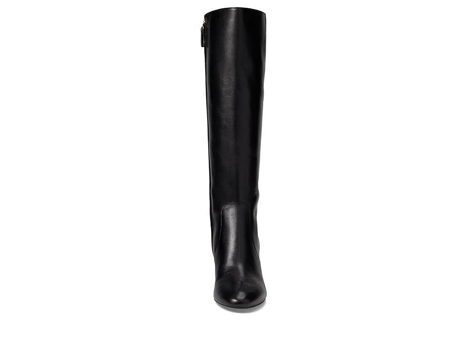 Schutz Womens Maryana Croc-Embossed Block Heel Pointed-Toe Tall Boots Product Image
