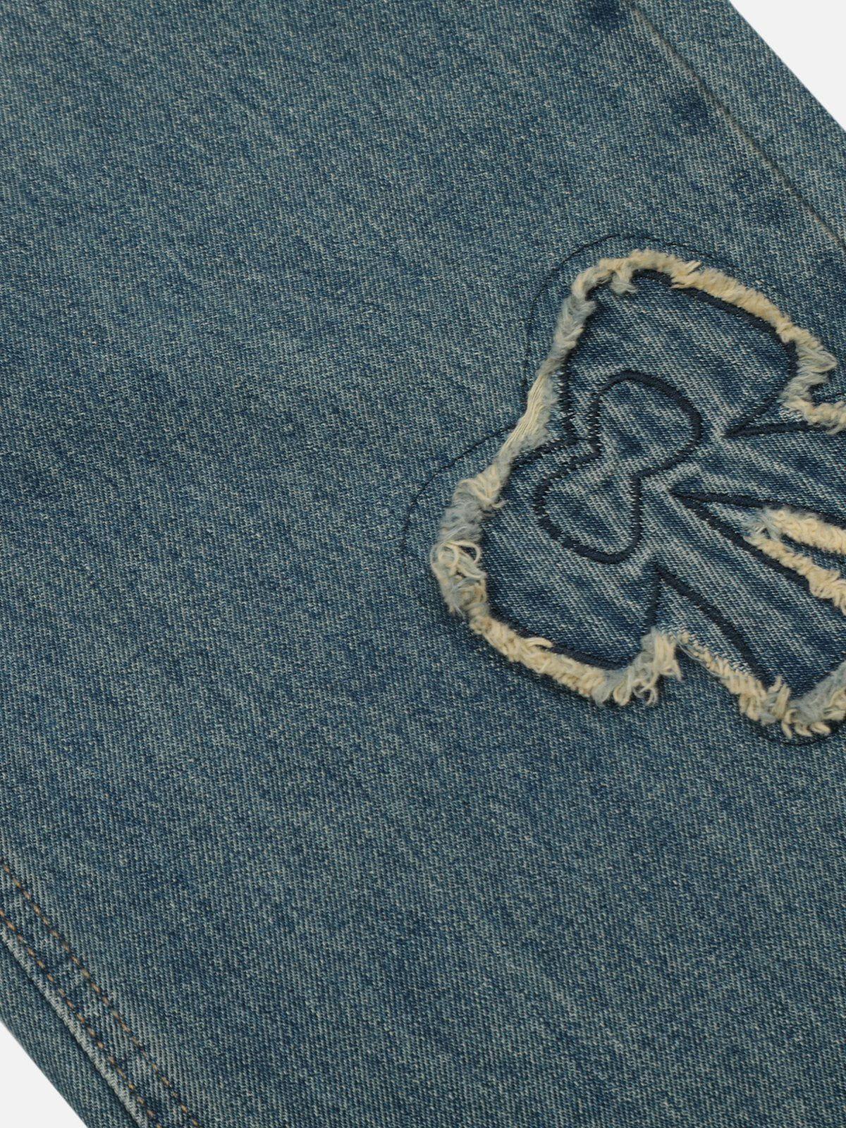 Aelfric Eden Fringe Bow Jeans Female Product Image