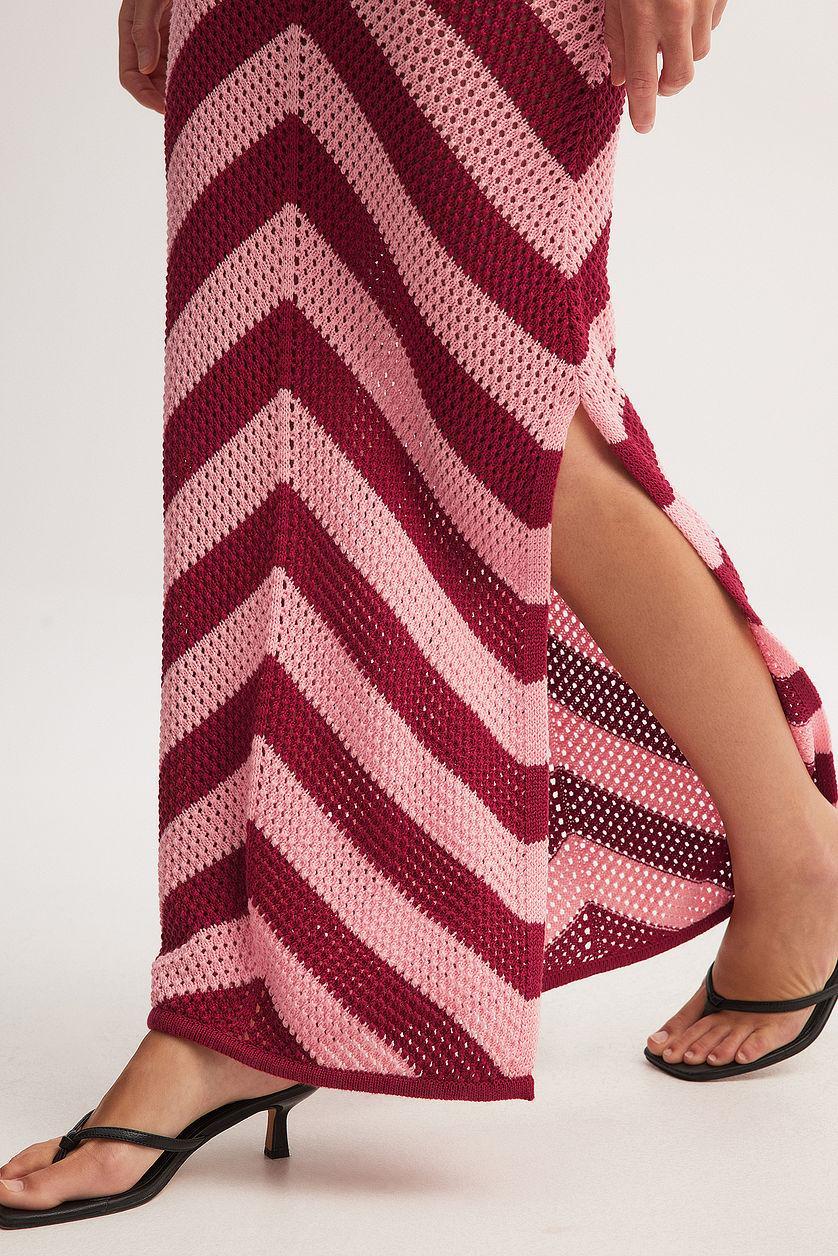 Crochet Knitted Sleeveless Maxi Dress Product Image
