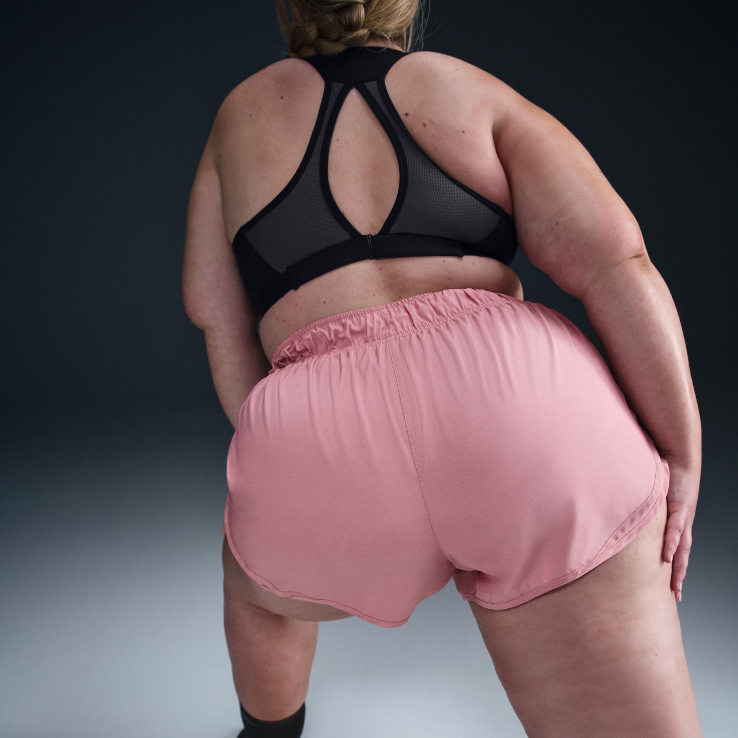 Nike Womens Tempo Dri-FIT Mid-Rise 3 Brief-Lined Running Shorts (Plus Size) Product Image