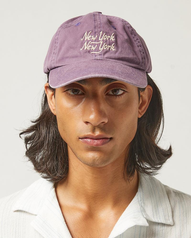NY NY Script Hat - Purple Product Image