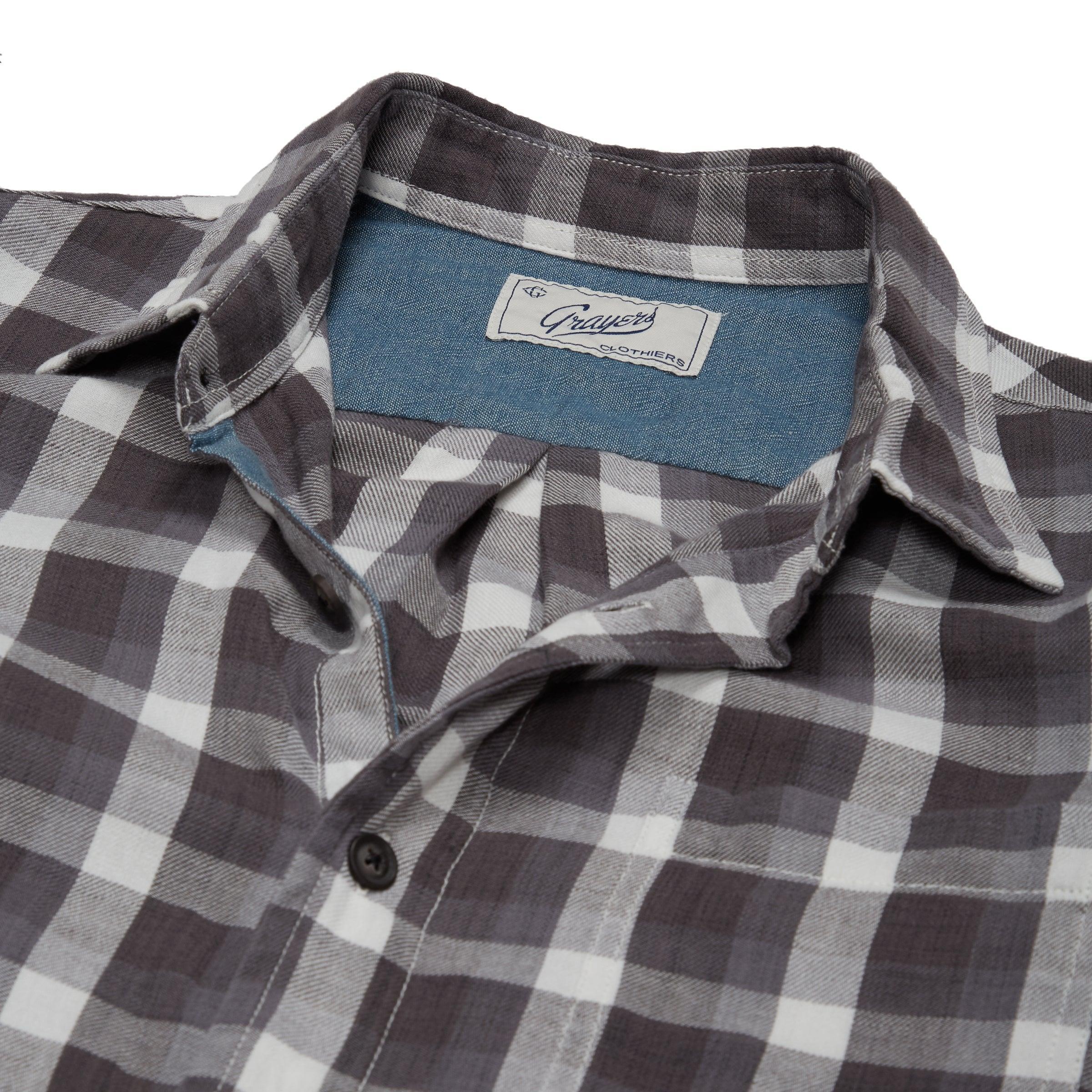 Salem Power Loom Twill Long Sleeve Shirt - Forged Iron/ Blue Blush (Final Sale)* Product Image