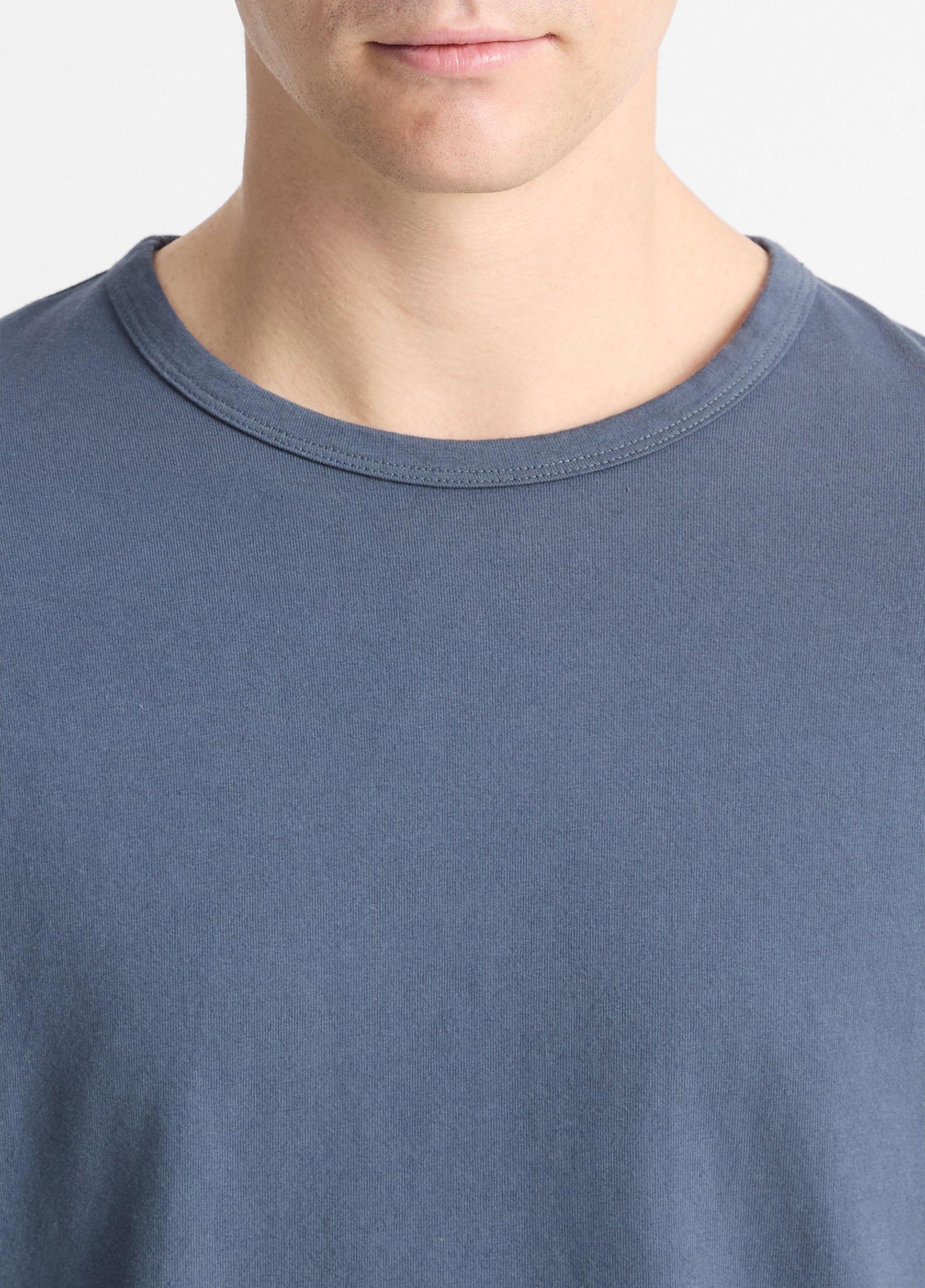 Mens Garment Dye Cotton T-Shirt Vince Product Image
