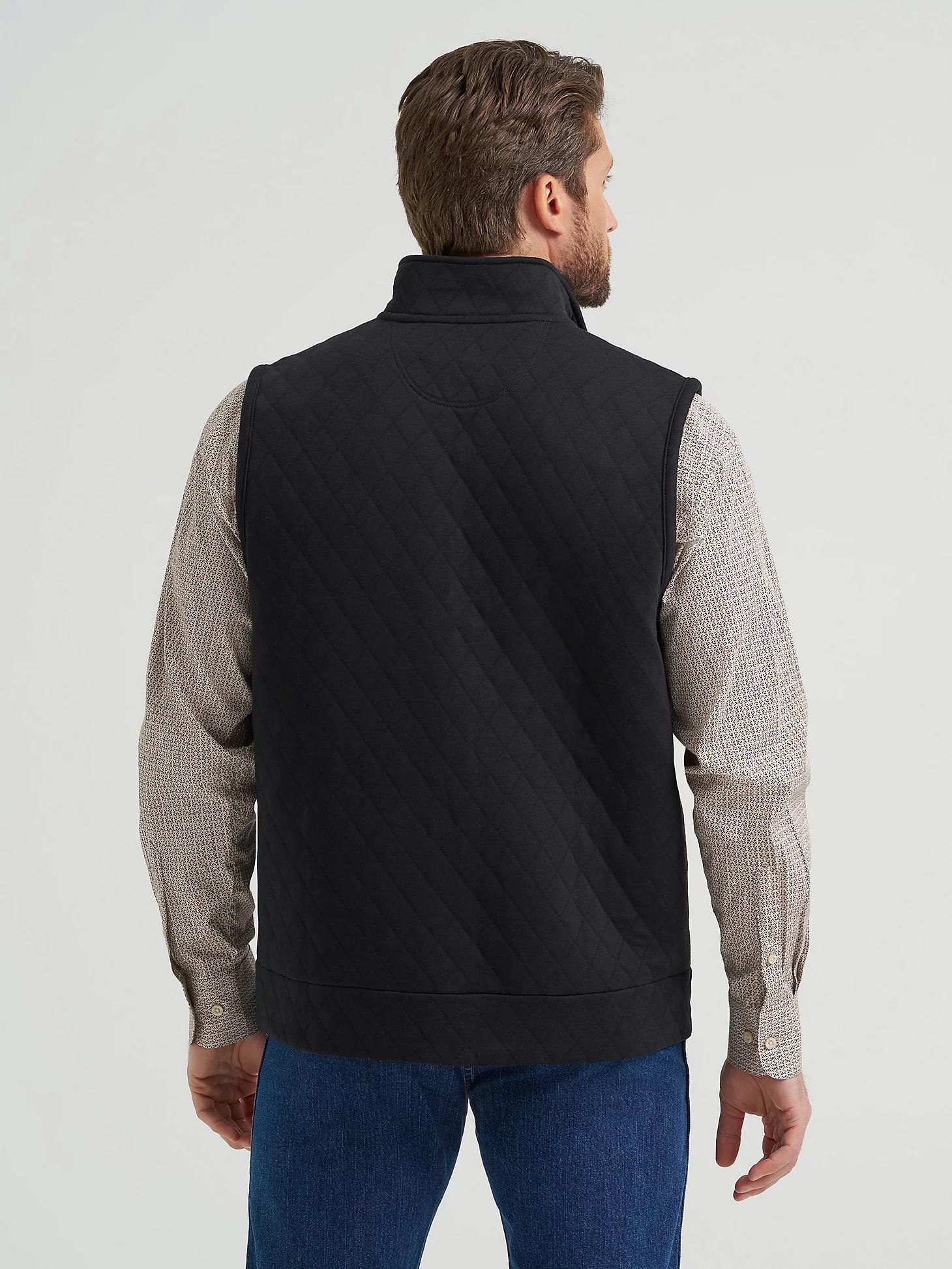 Men's George Strait Zip Front Solid Knit Vest in Tan Product Image