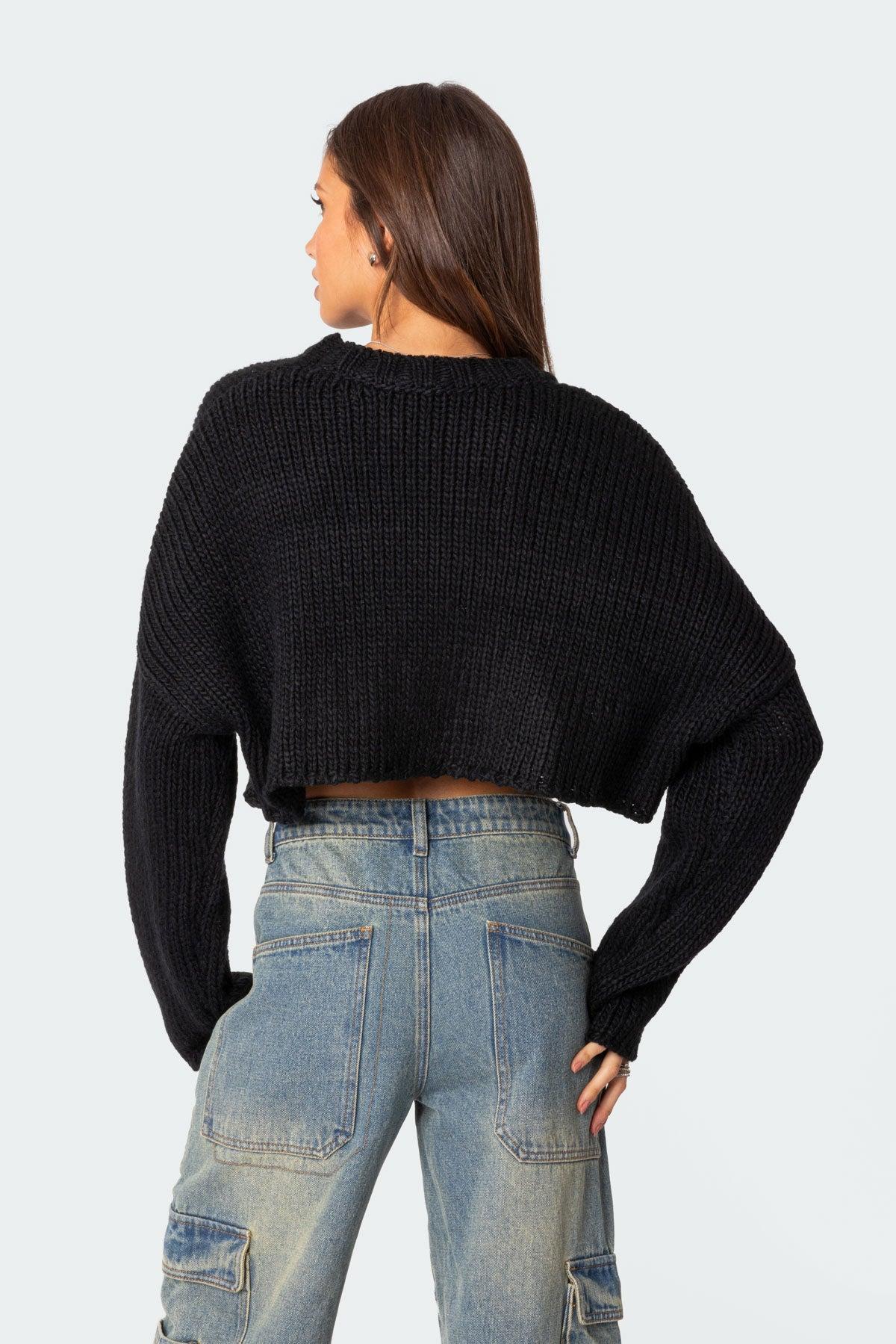 Mega Star Cropped Sweater Product Image