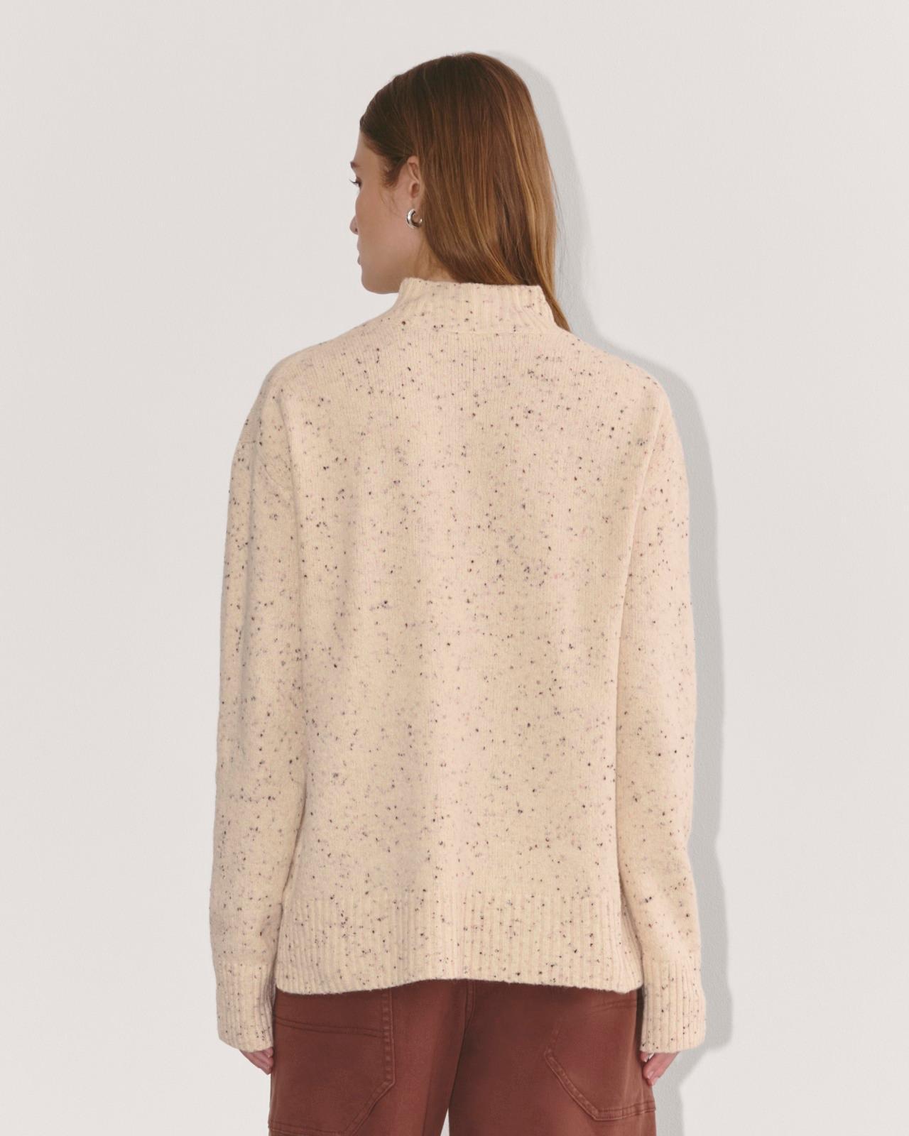 The Mockneck Sweater in Plush Cotton Product Image