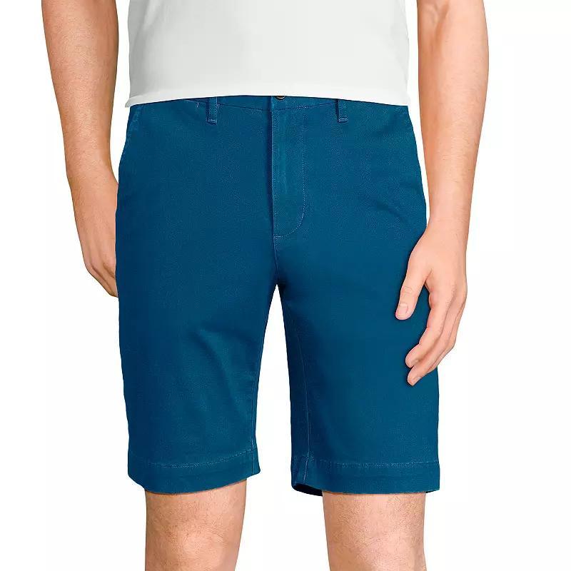 Men's Lands' End Traditional-Fit Comfort-First 9-inch Knockabout Chino Shorts, Size: 30, Radiant Blue Product Image